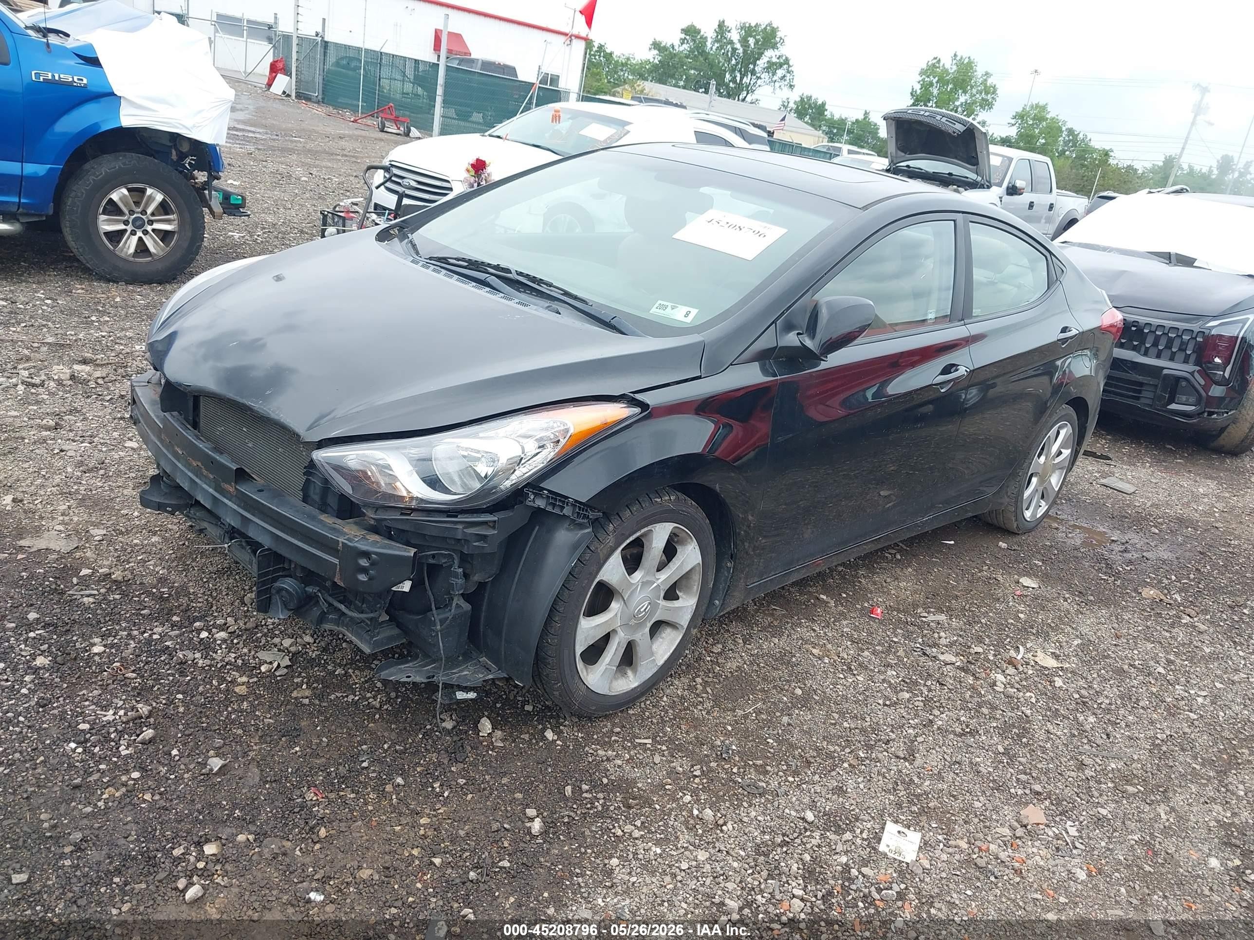 2011 Hyundai Elantra Limited (ulsan Plant) Black vin: KMHDH4AE2BU099018