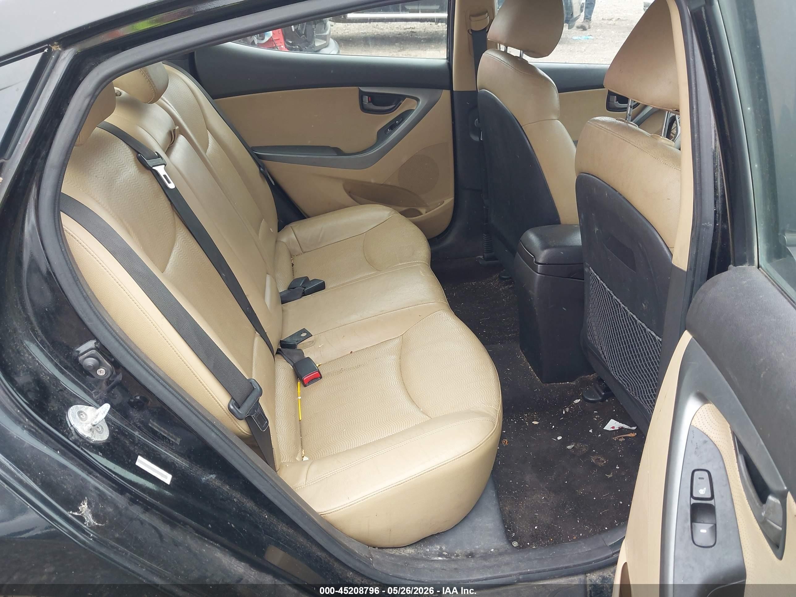 2011 Hyundai Elantra Limited (ulsan Plant) Black vin: KMHDH4AE2BU099018
