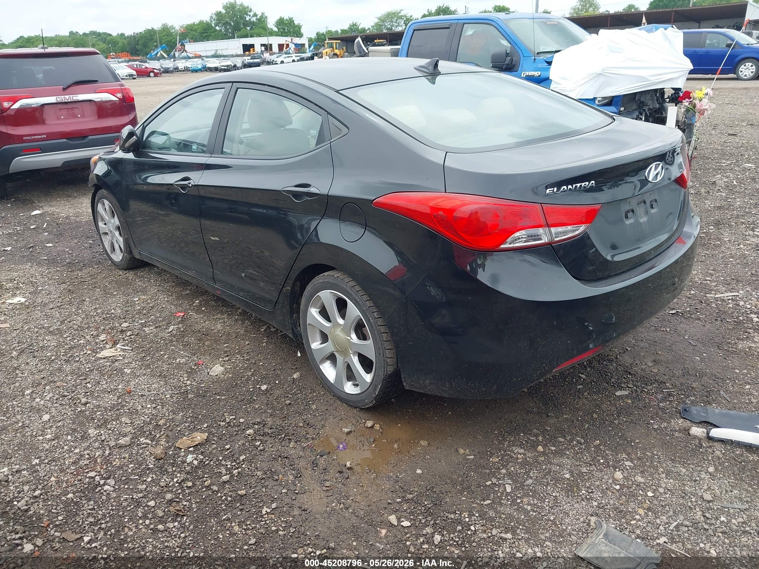 2011 Hyundai Elantra Limited (ulsan Plant) Black vin: KMHDH4AE2BU099018