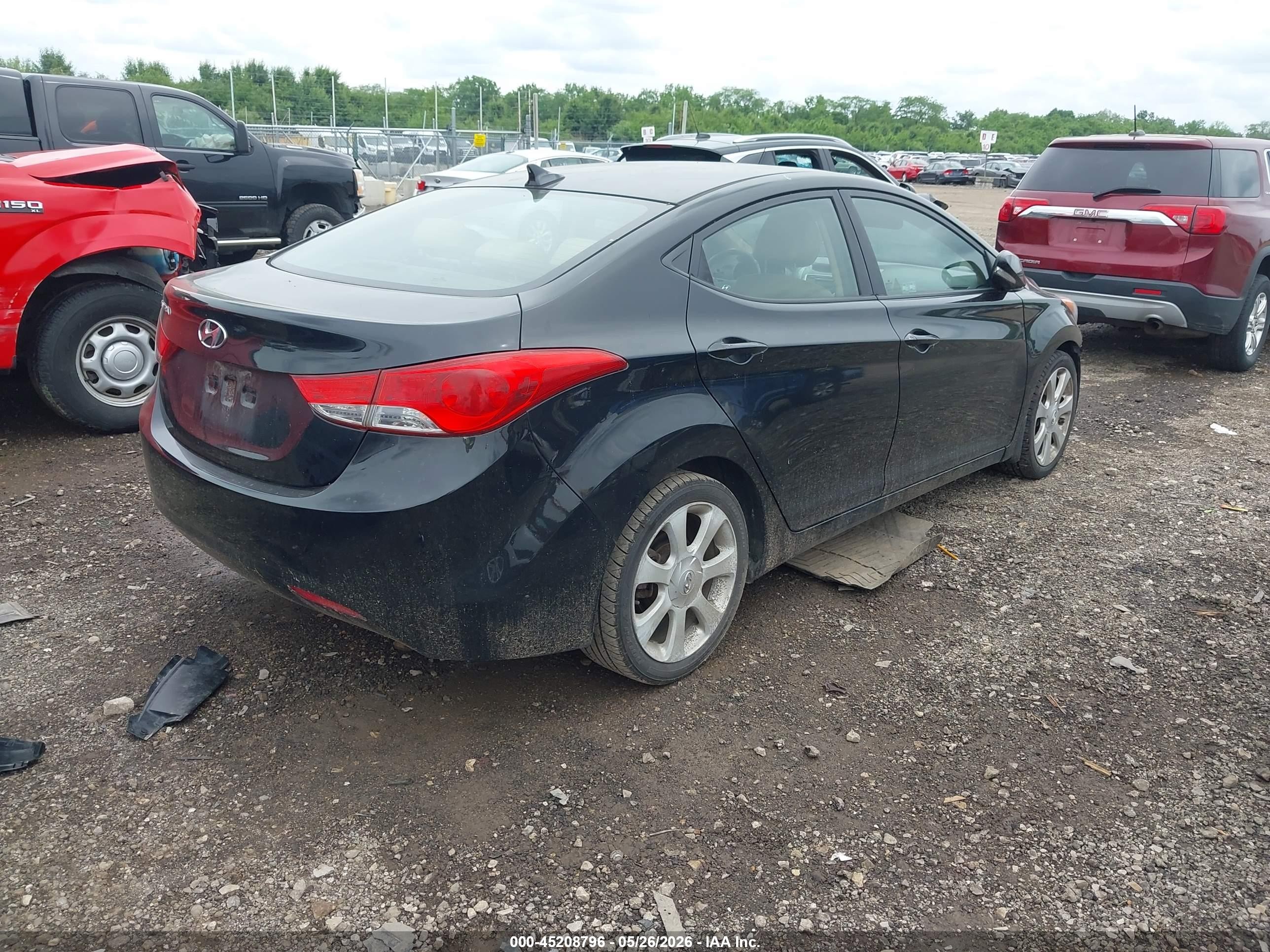 2011 Hyundai Elantra Limited (ulsan Plant) Black vin: KMHDH4AE2BU099018