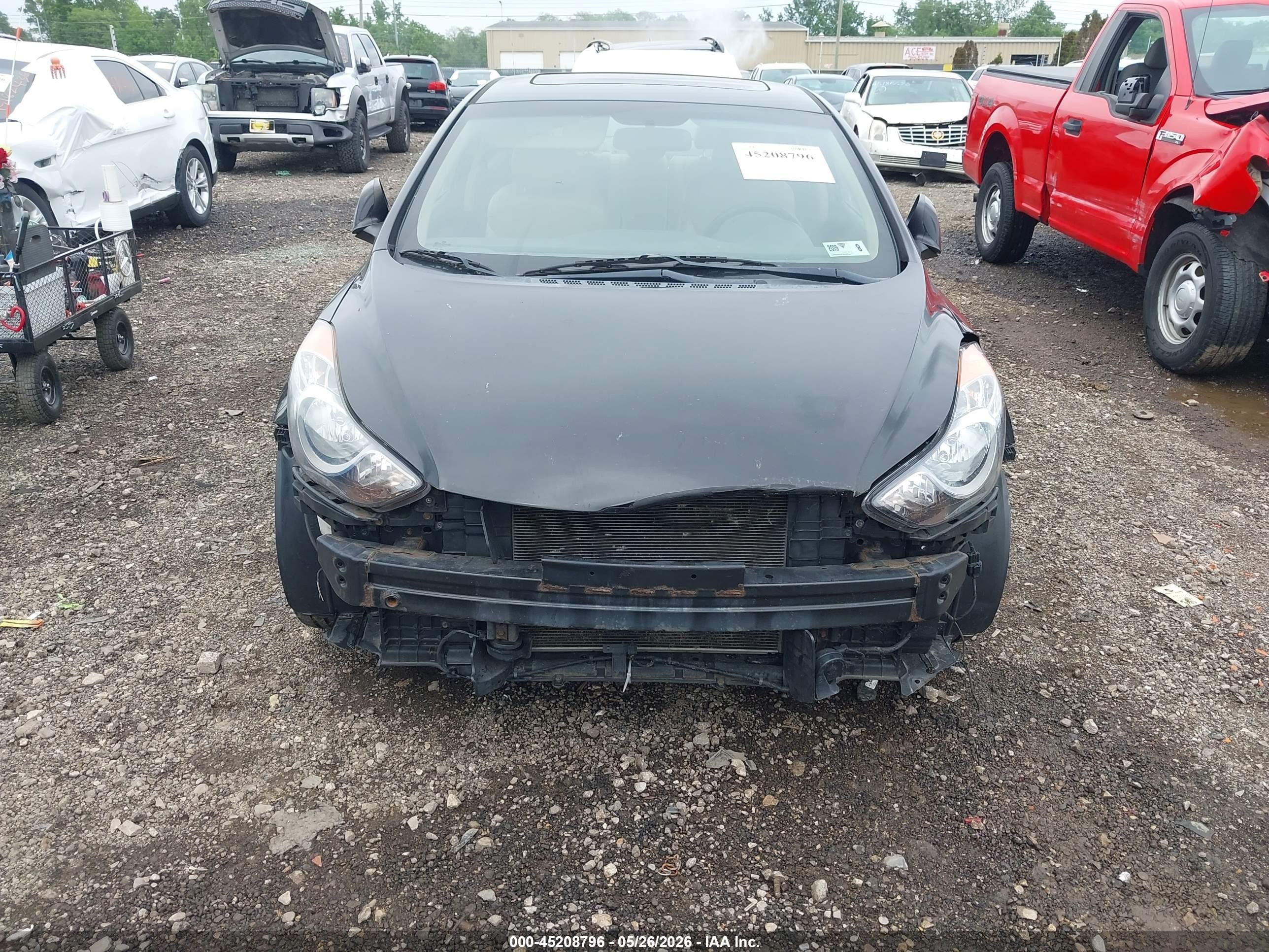 2011 Hyundai Elantra Limited (ulsan Plant) Black vin: KMHDH4AE2BU099018