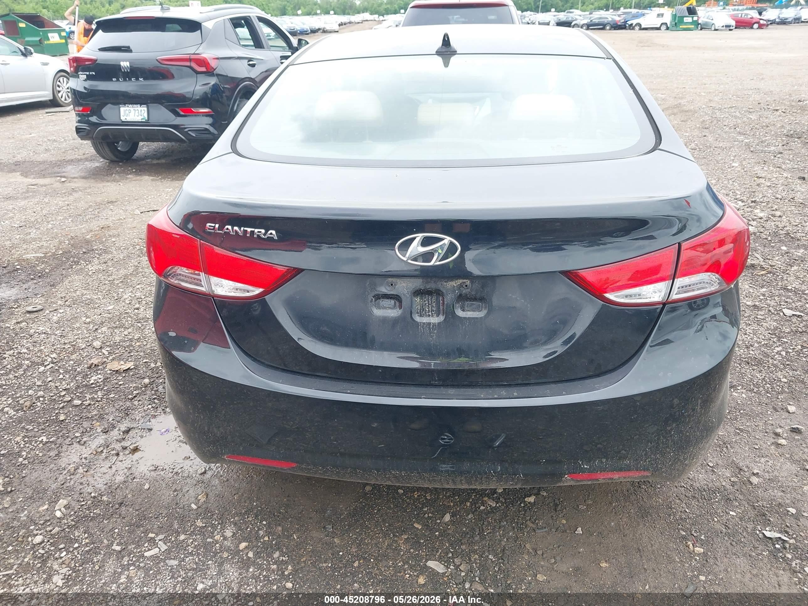 2011 Hyundai Elantra Limited (ulsan Plant) Black vin: KMHDH4AE2BU099018