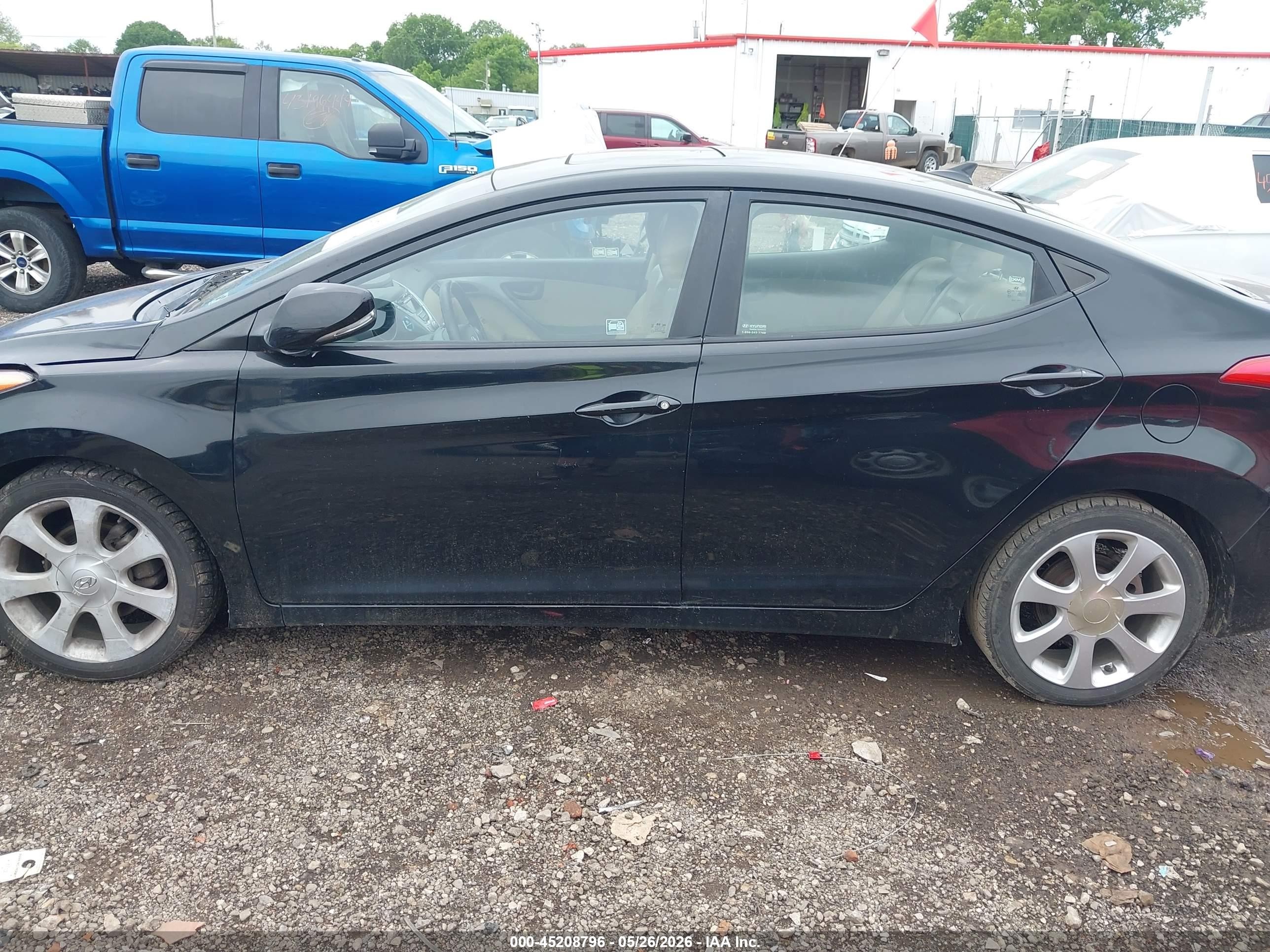 2011 Hyundai Elantra Limited (ulsan Plant) Black vin: KMHDH4AE2BU099018