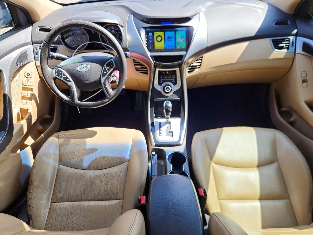 2011 Hyundai Elantra Limited Red vin: KMHDH4AE2BU099357