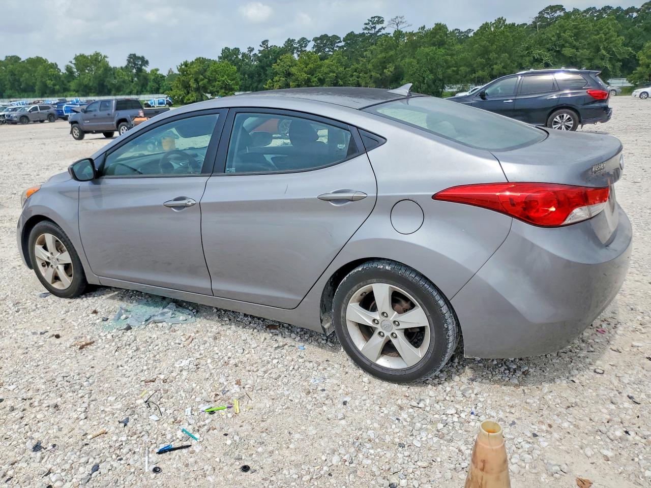 2011 Hyundai Elantra Gls Silver vin: KMHDH4AE2BU106713