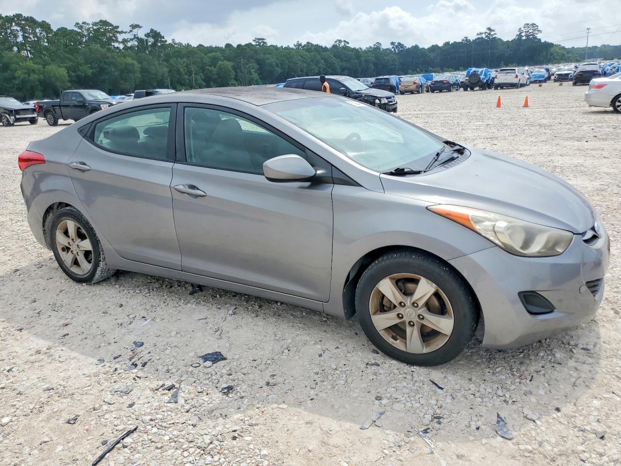 2011 Hyundai Elantra Gls Silver vin: KMHDH4AE2BU106713