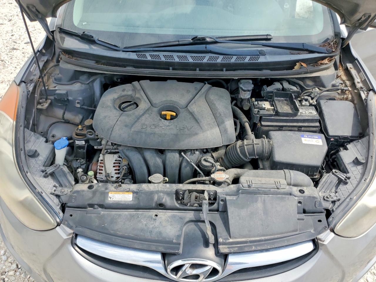 2011 Hyundai Elantra Gls Silver vin: KMHDH4AE2BU106713