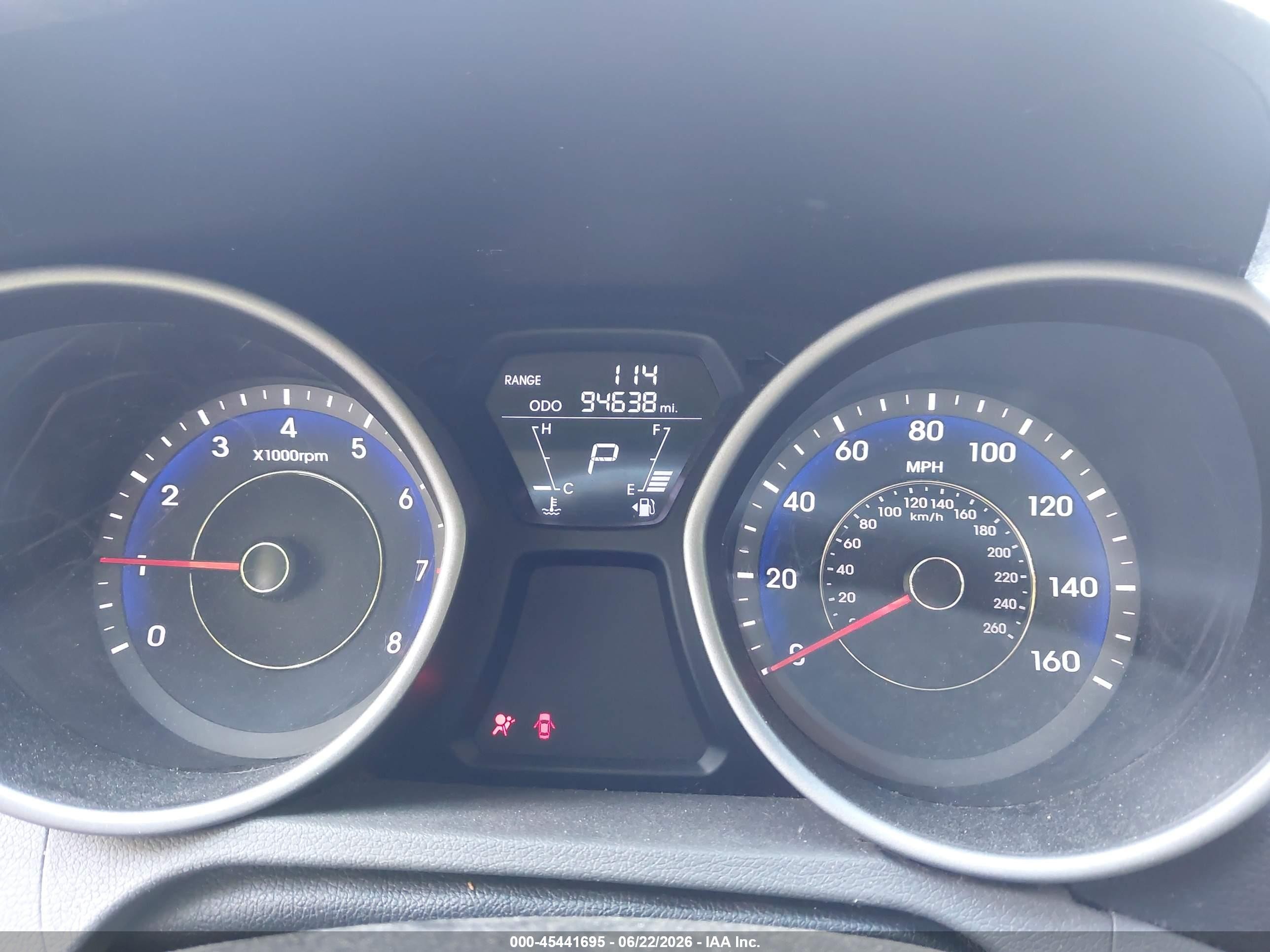 2011 Hyundai Elantra Gls (ulsan Plant) Серый vin: KMHDH4AE2BU106971