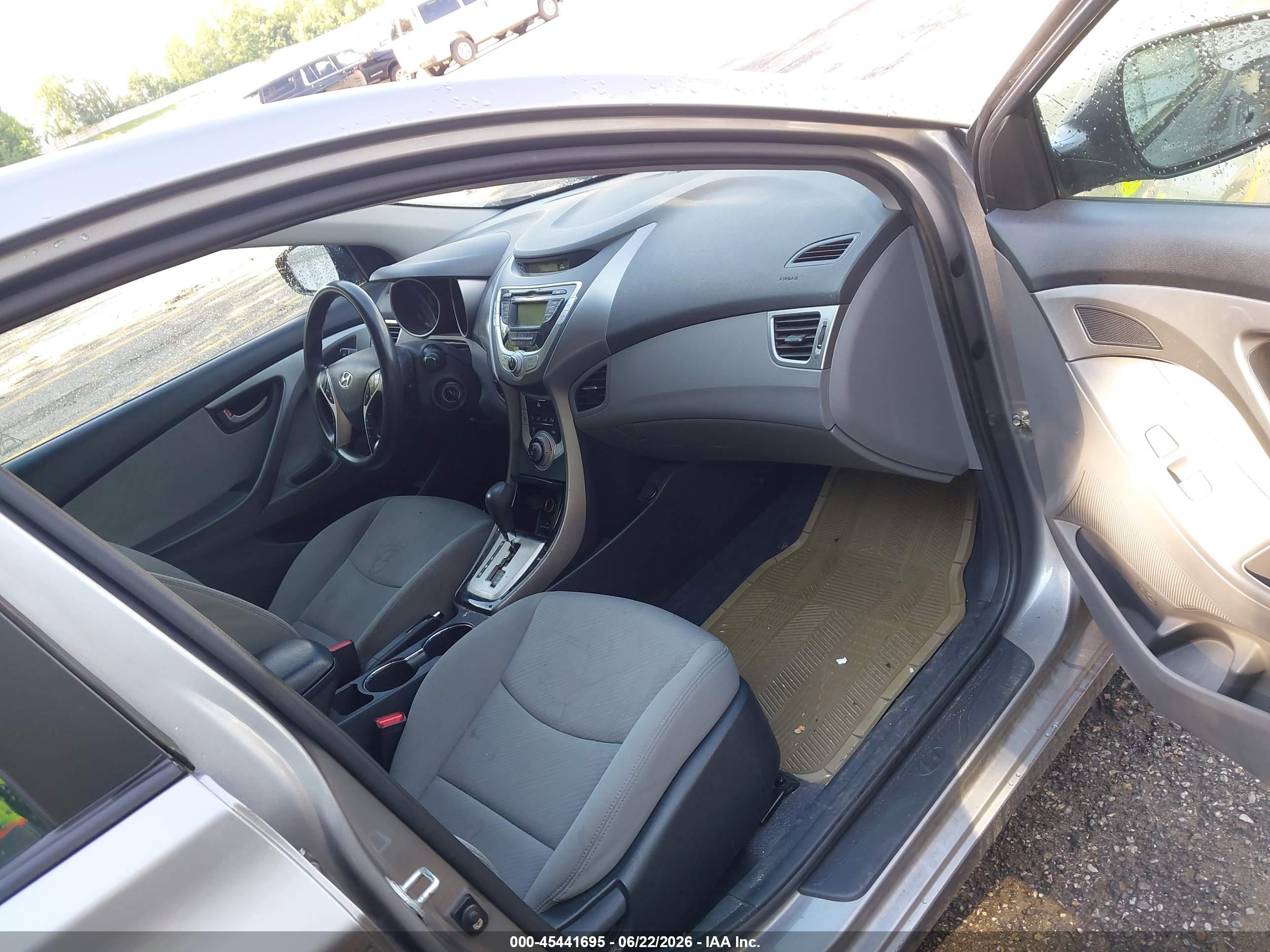 2011 Hyundai Elantra Gls (ulsan Plant) Серый vin: KMHDH4AE2BU106971
