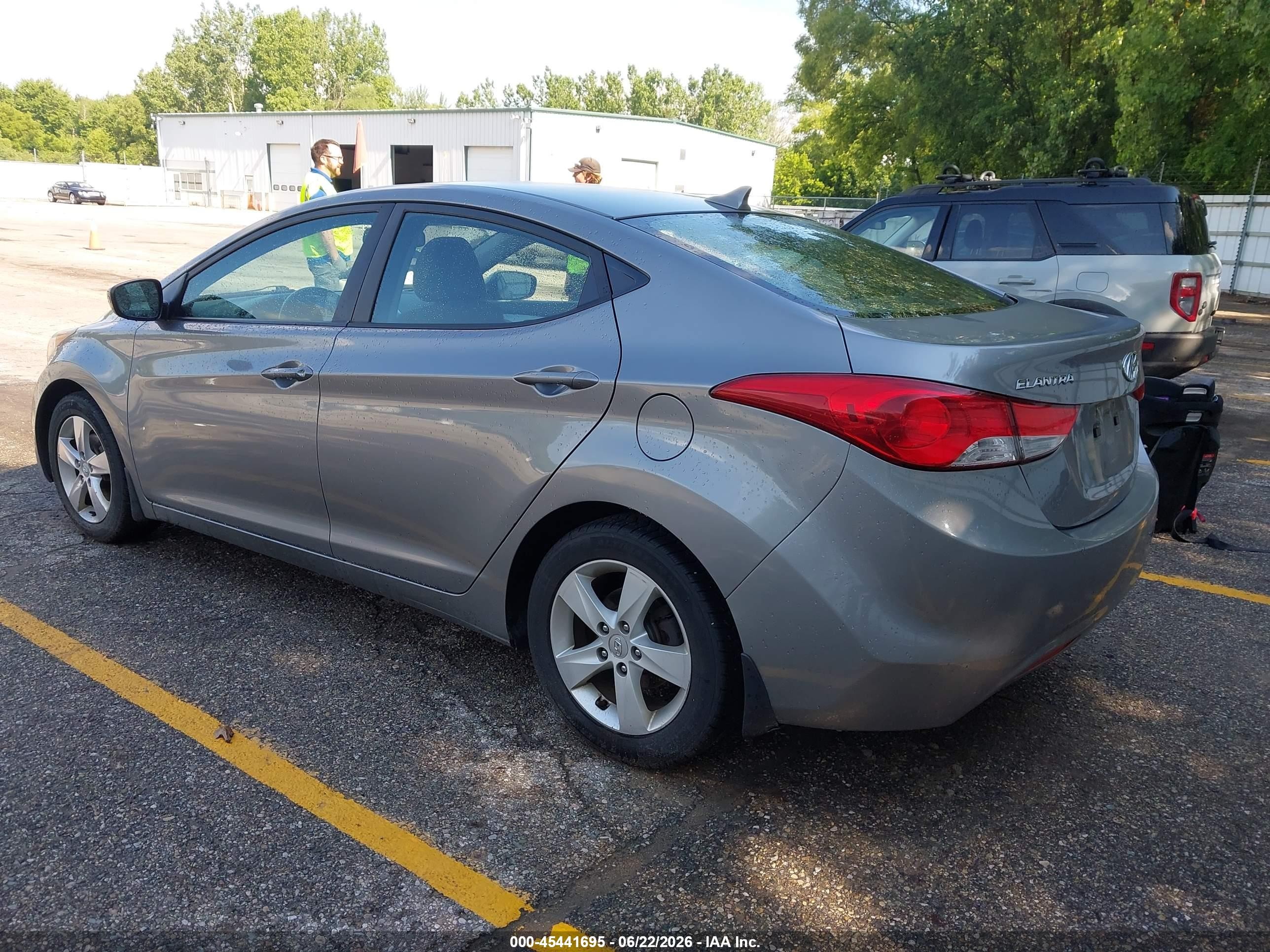 2011 Hyundai Elantra Gls (ulsan Plant) Серый vin: KMHDH4AE2BU106971