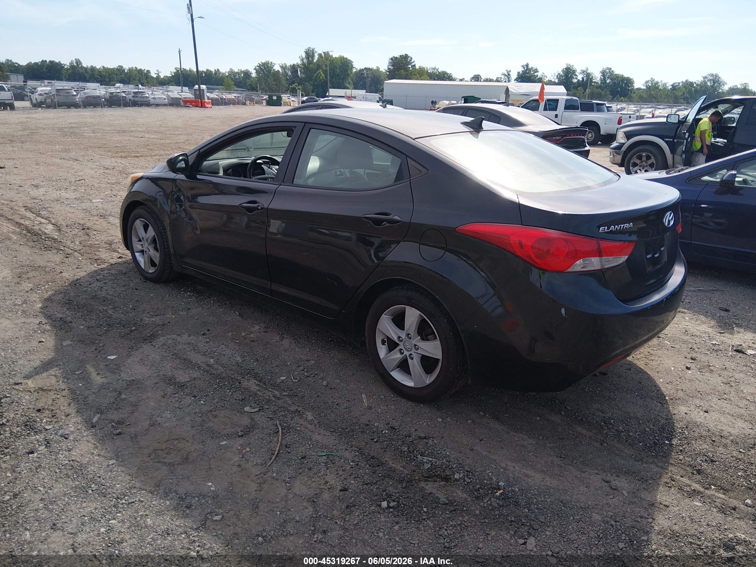 2011 Hyundai Elantra Gls (ulsan Plant) Black vin: KMHDH4AE2BU107134