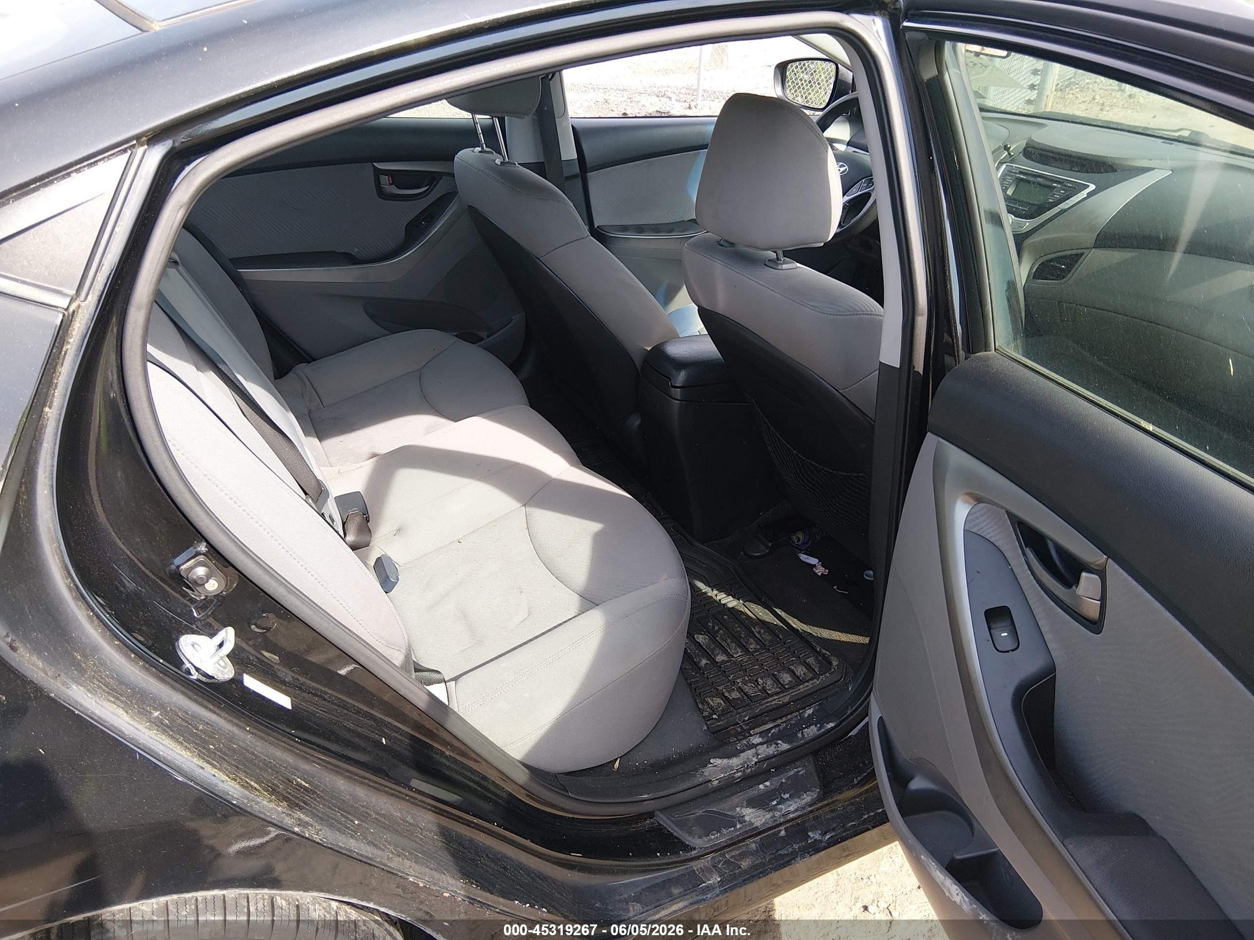 2011 Hyundai Elantra Gls (ulsan Plant) Black vin: KMHDH4AE2BU107134