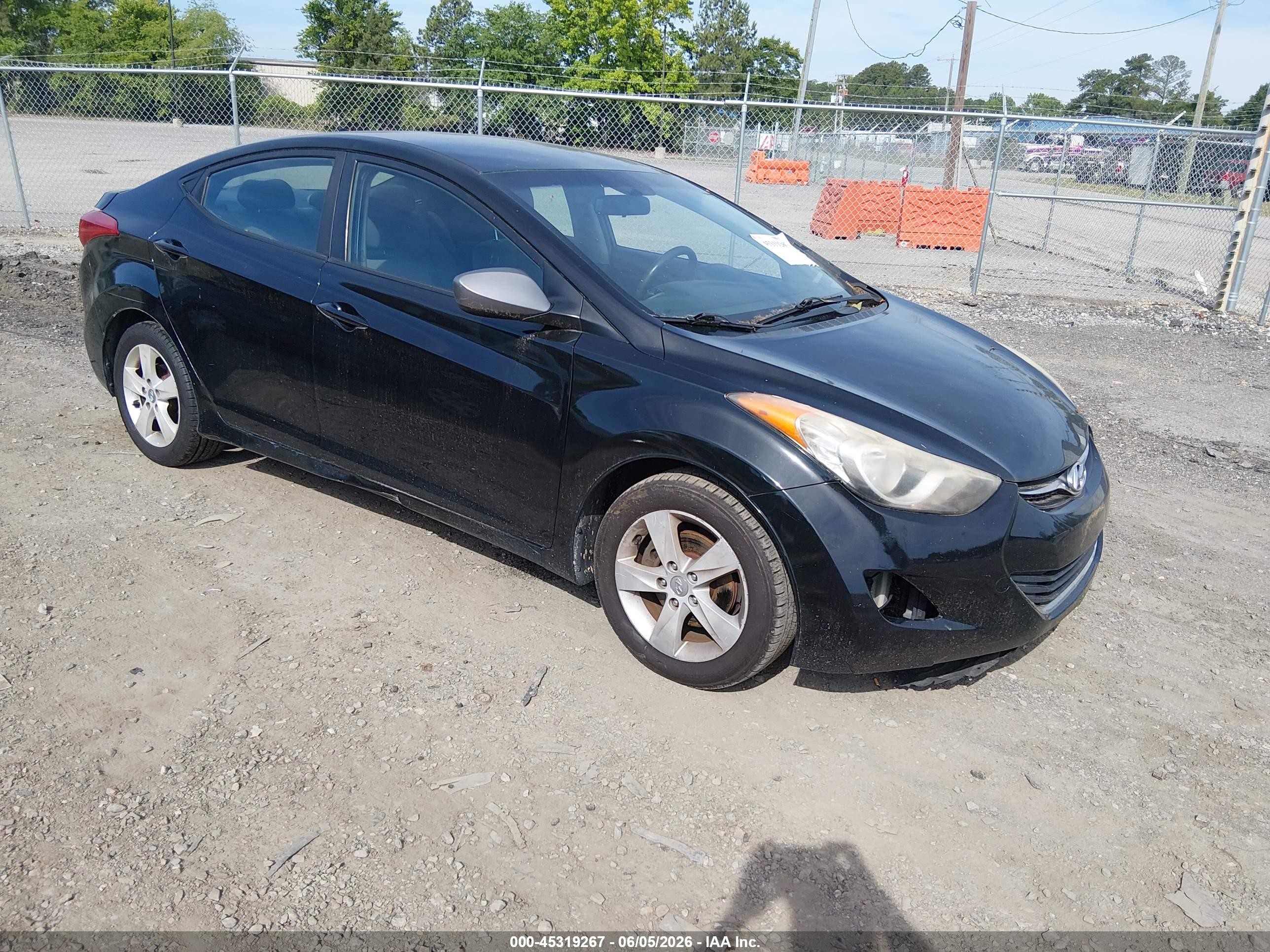 2011 Hyundai Elantra Gls (ulsan Plant) Black vin: KMHDH4AE2BU107134