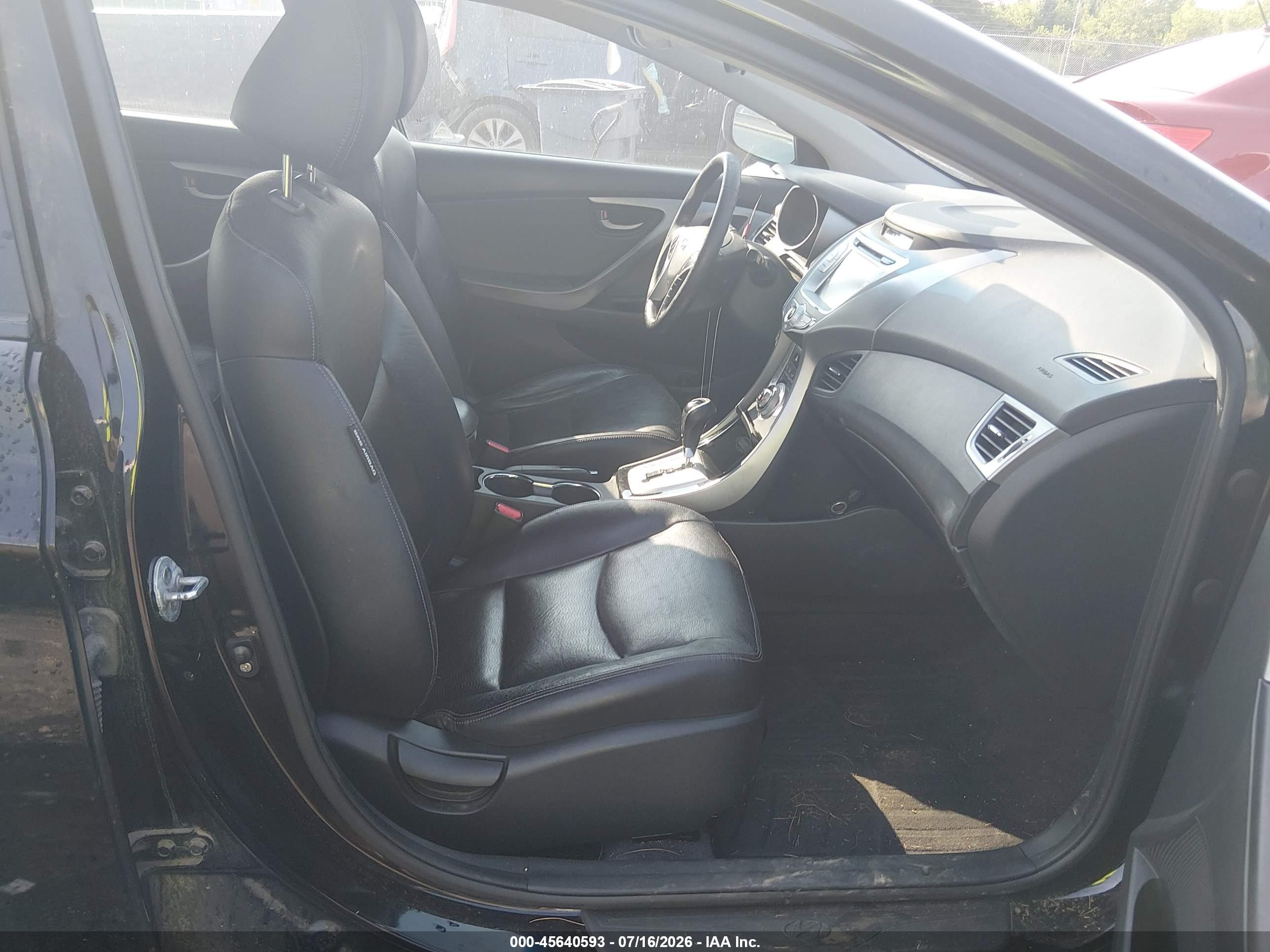 2011 Hyundai Elantra Limited (ulsan Plant) Black vin: KMHDH4AE2BU108980