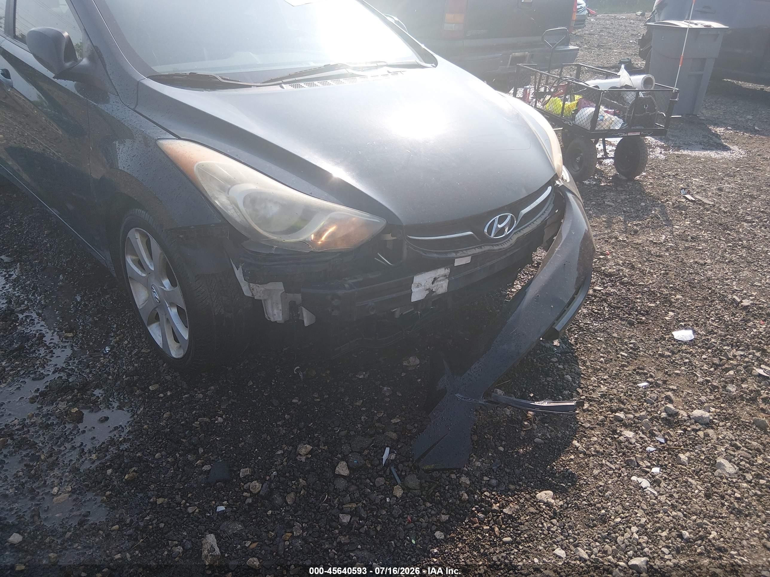 2011 Hyundai Elantra Limited (ulsan Plant) Black vin: KMHDH4AE2BU108980