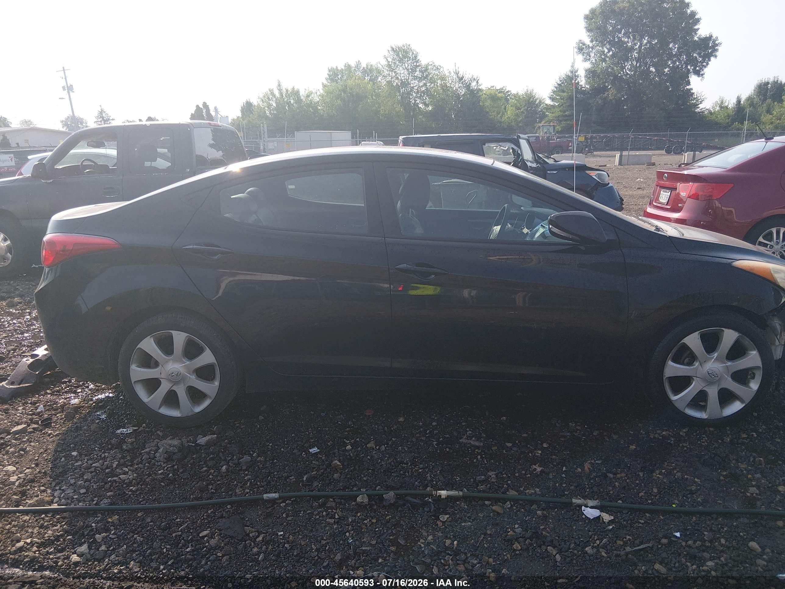 2011 Hyundai Elantra Limited (ulsan Plant) Black vin: KMHDH4AE2BU108980