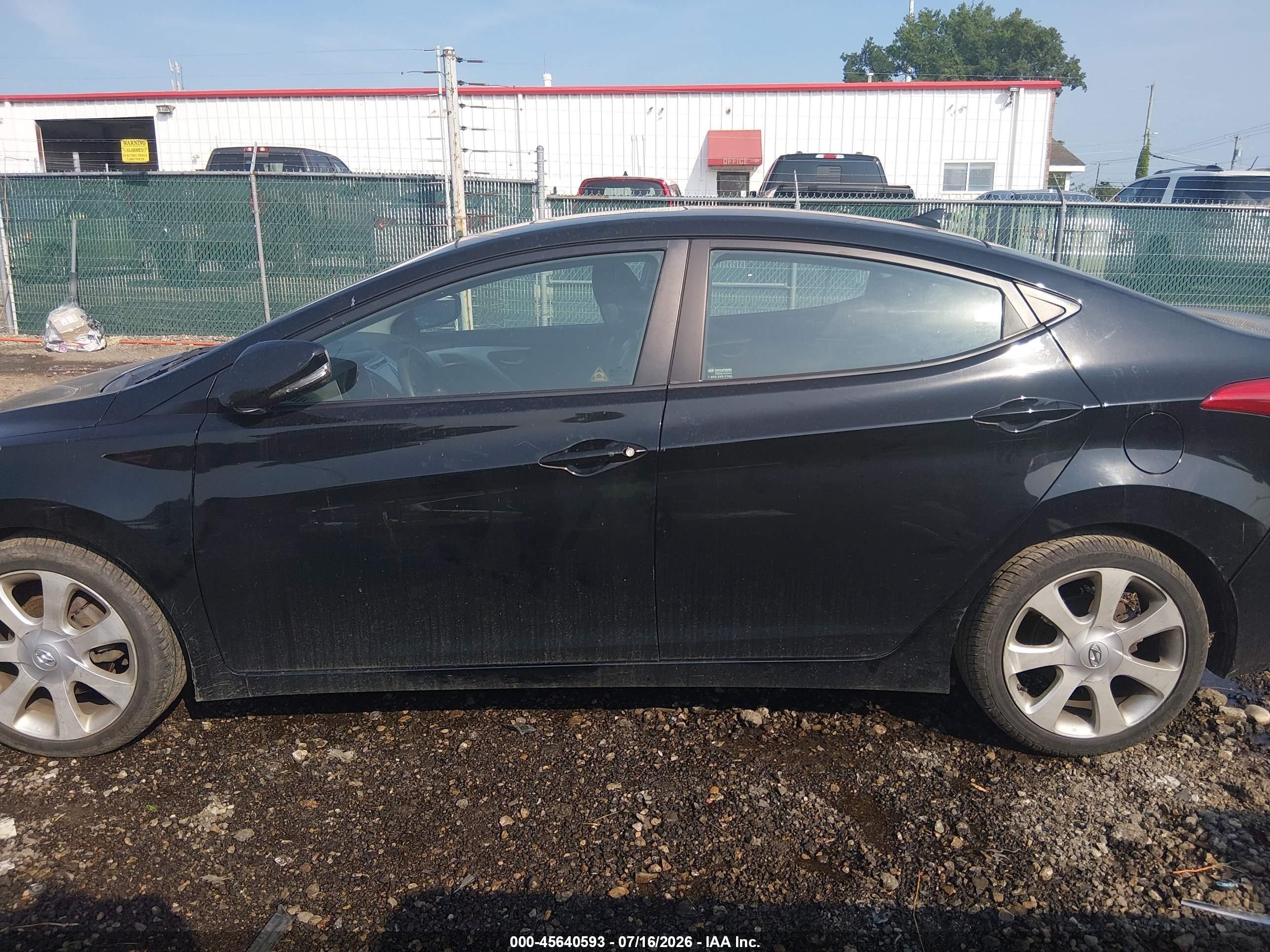 2011 Hyundai Elantra Limited (ulsan Plant) Black vin: KMHDH4AE2BU108980