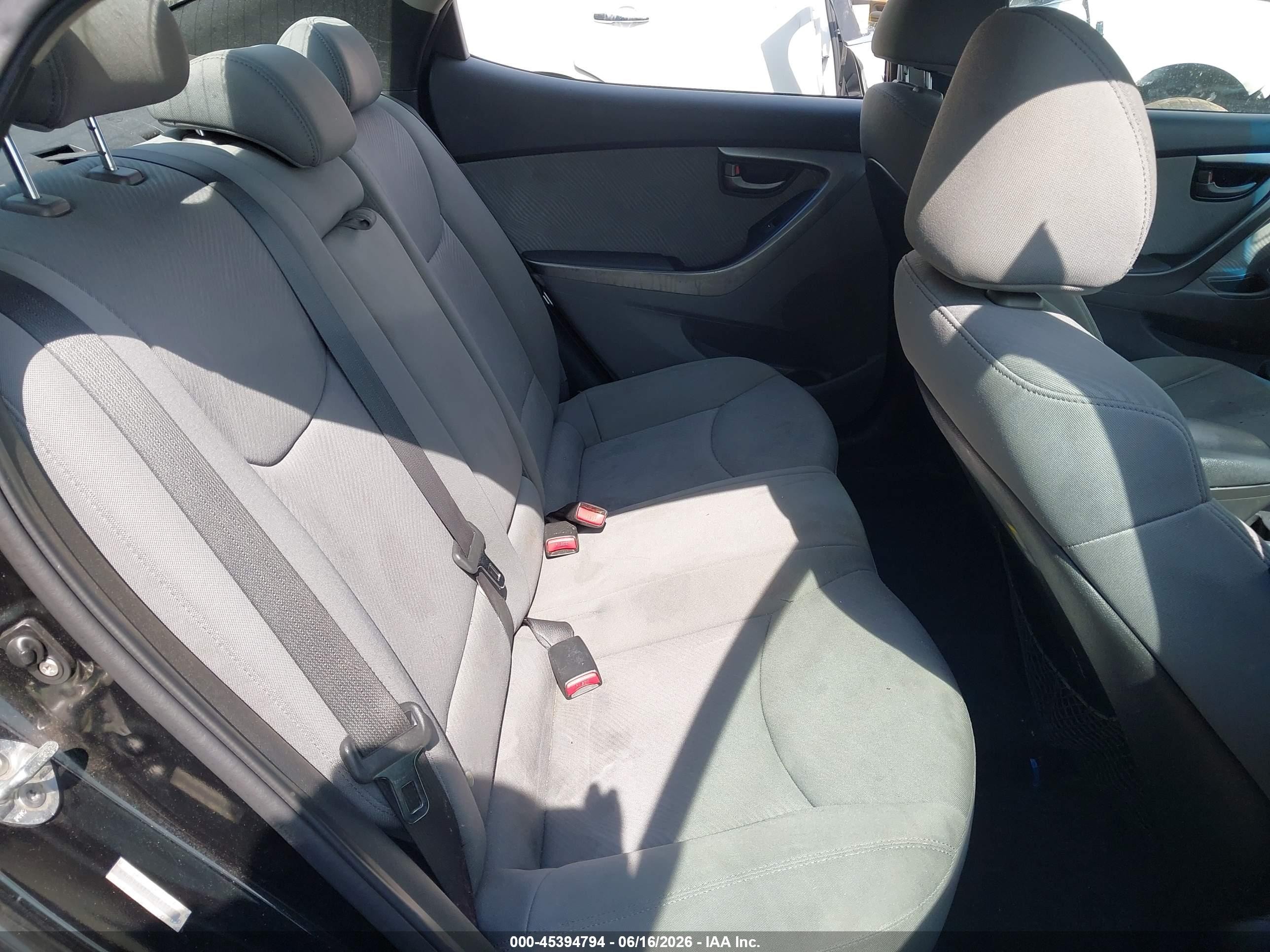 2011 Hyundai Elantra Gls (ulsan Plant) Черный vin: KMHDH4AE2BU143714