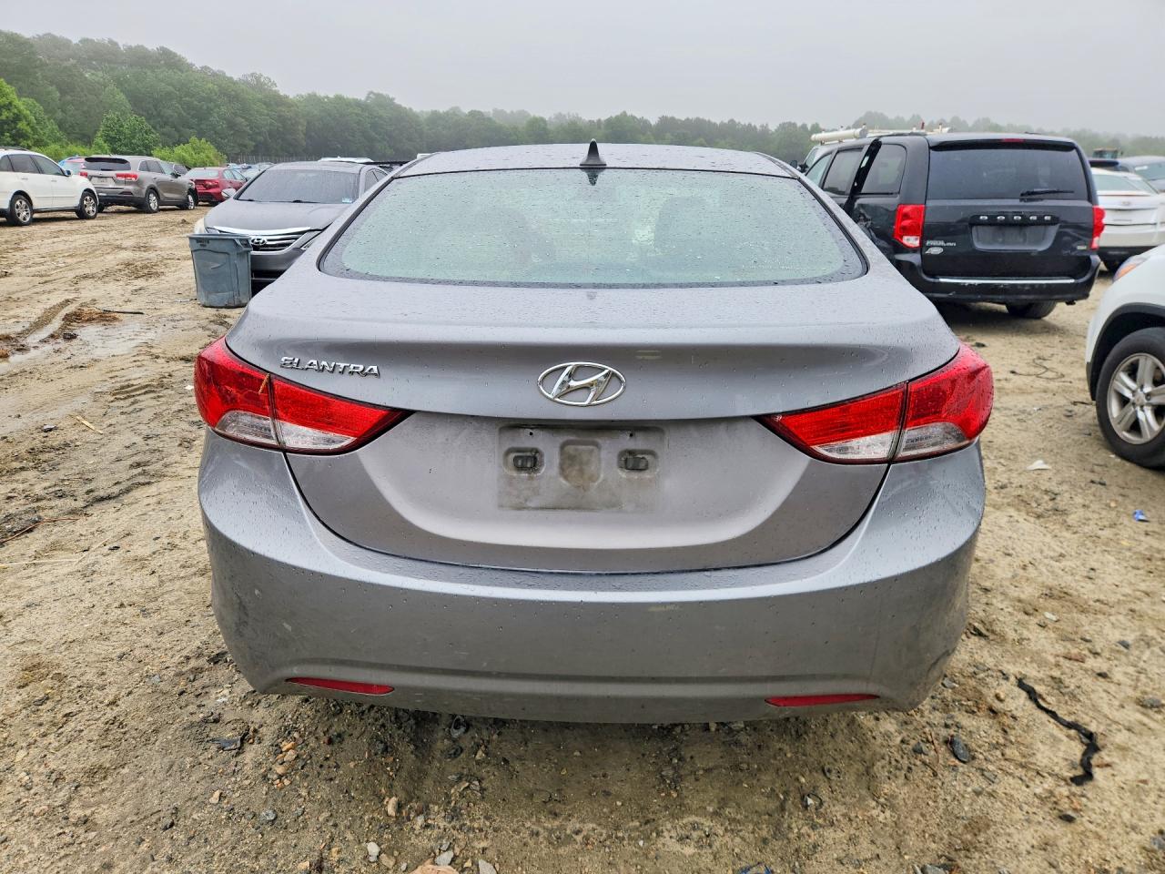 2011 Hyun Elantra Limited Gray vin: KMHDH4AE2BU151134
