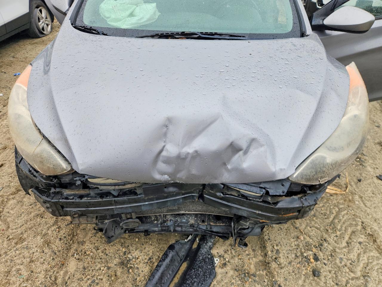 2011 Hyun Elantra Limited Gray vin: KMHDH4AE2BU151134