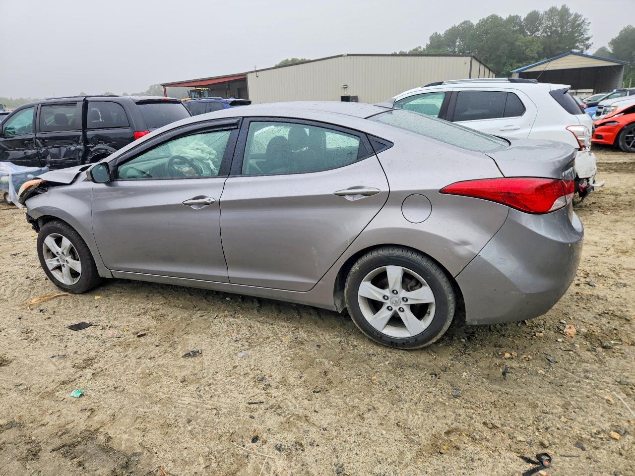 2011 Hyun Elantra Limited Gray vin: KMHDH4AE2BU151134