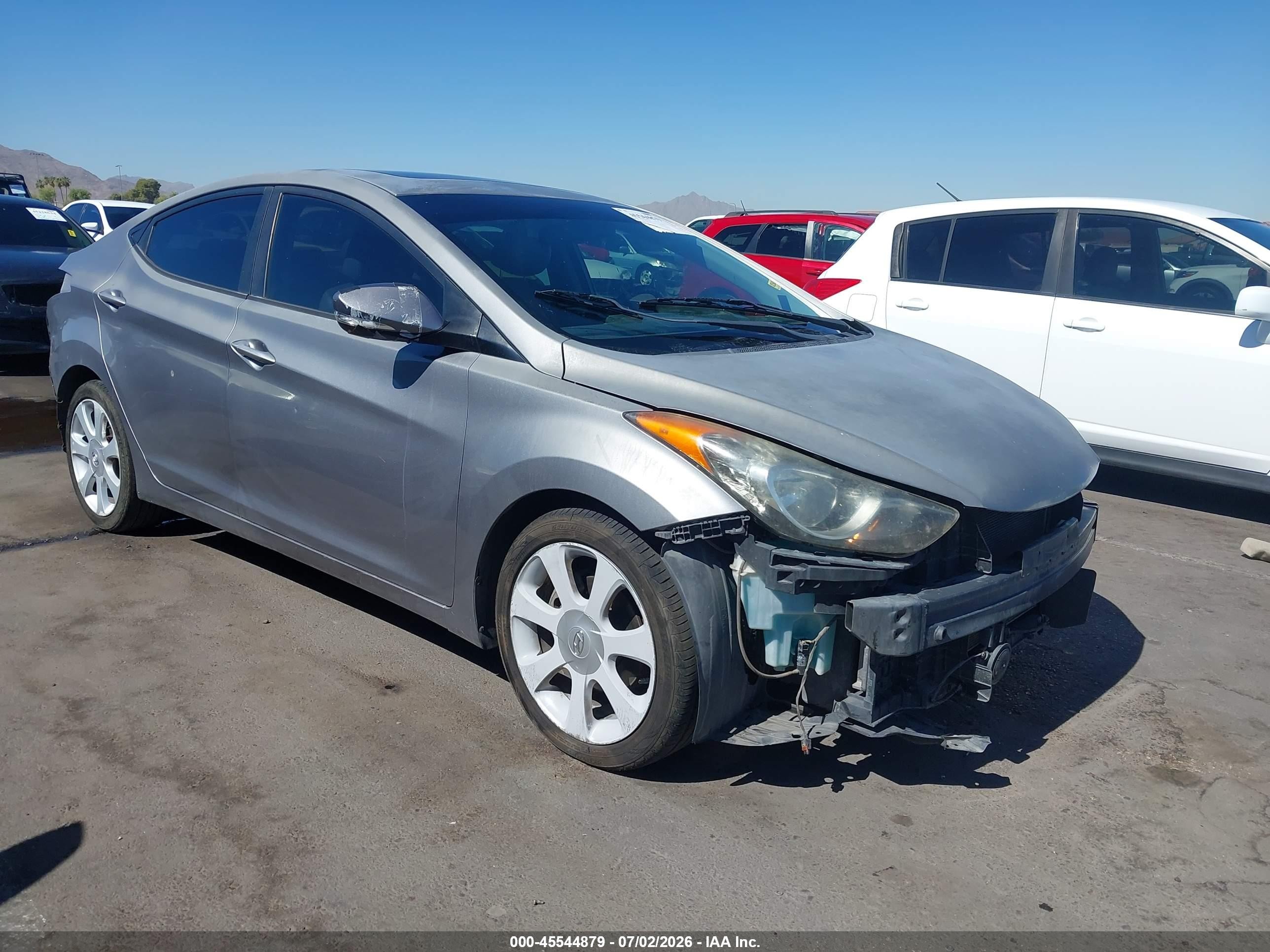 2011 Hyundai Elantra Limited (ulsan Plant) Gray vin: KMHDH4AE2BU152493