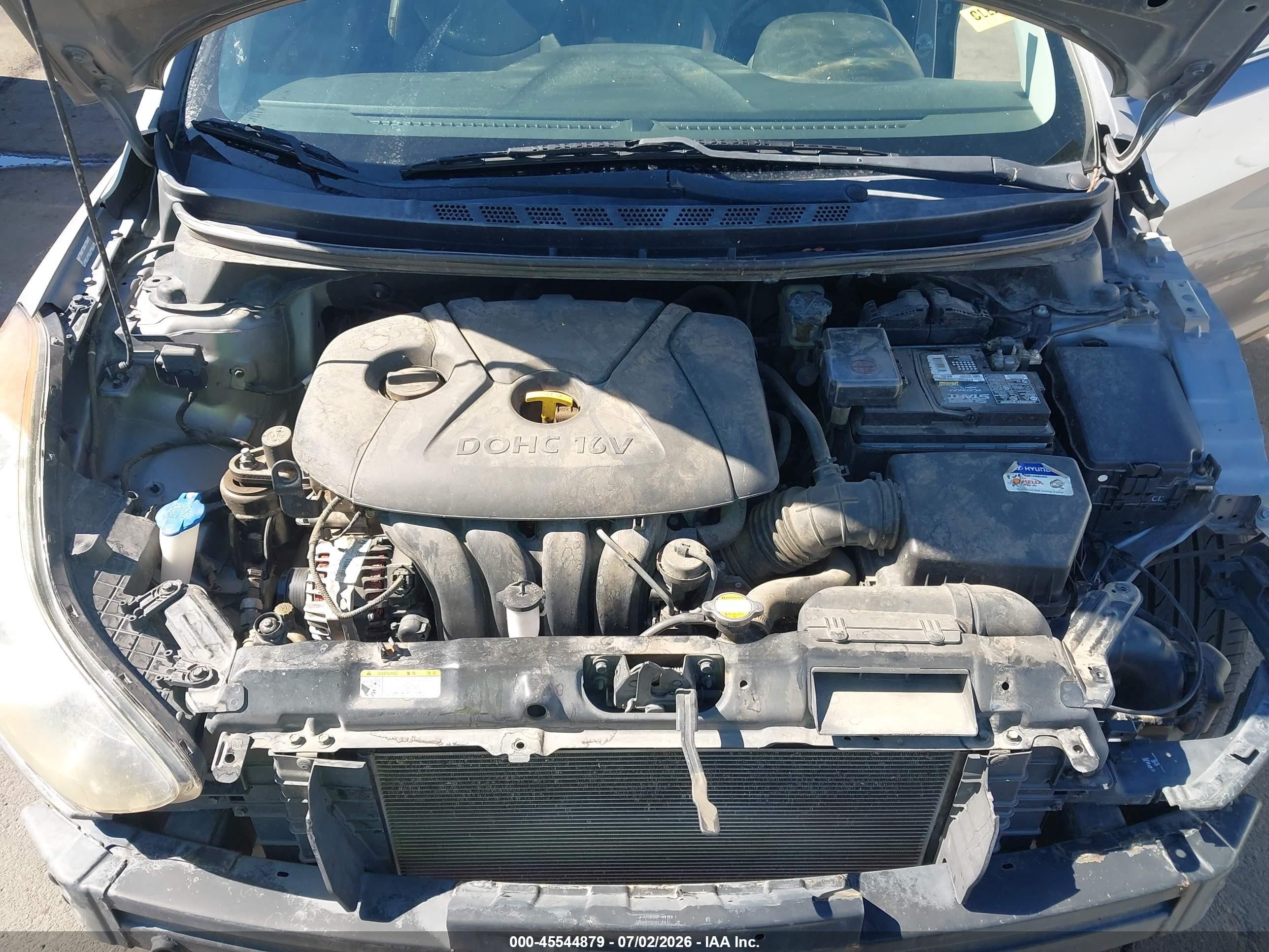 2011 Hyundai Elantra Limited (ulsan Plant) Gray vin: KMHDH4AE2BU152493