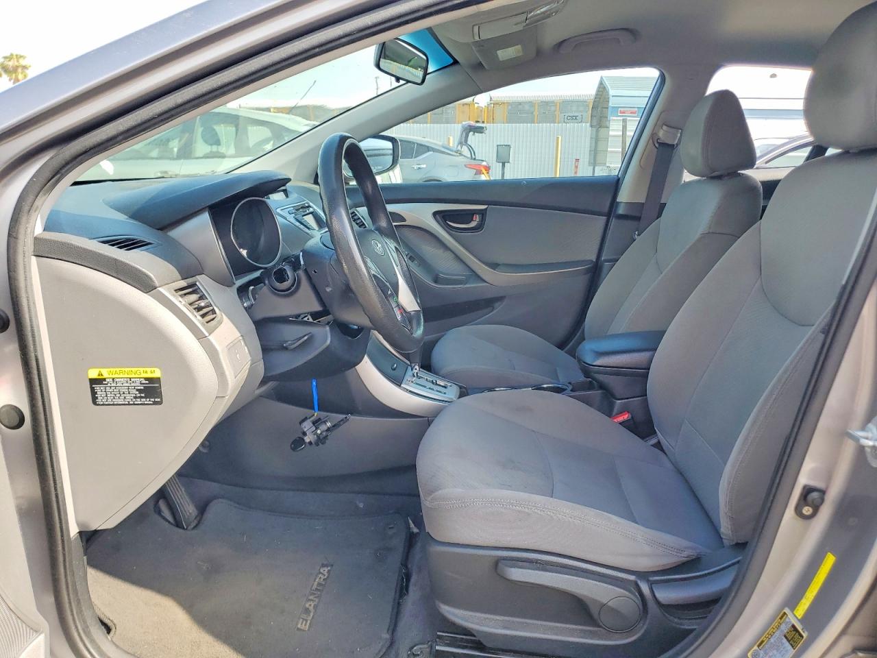 2011 Hyundai Elantra Silver vin: KMHDH4AE2BU152817