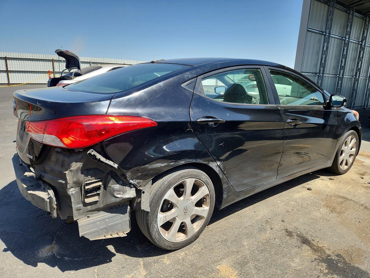2011 Hyundai Elantra Limited Black vin: KMHDH4AE2BU157600