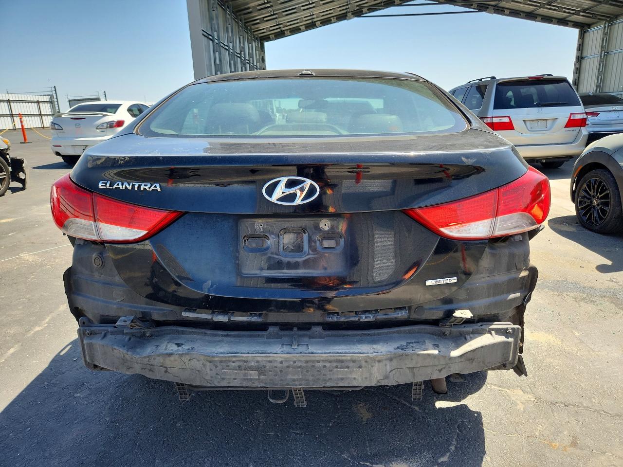 2011 Hyundai Elantra Limited Black vin: KMHDH4AE2BU157600