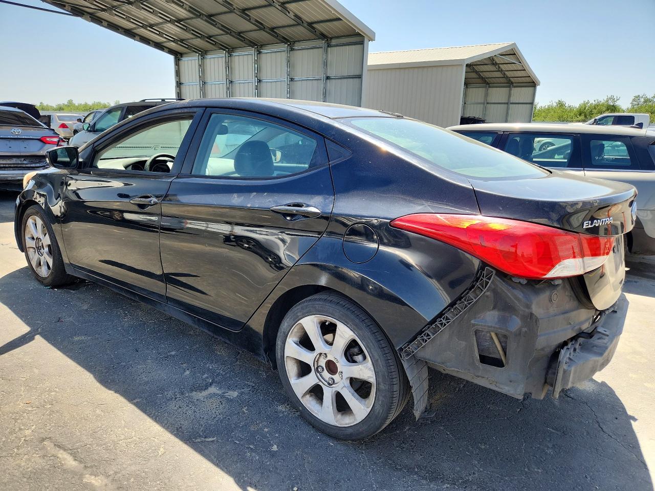 2011 Hyundai Elantra Limited Black vin: KMHDH4AE2BU157600