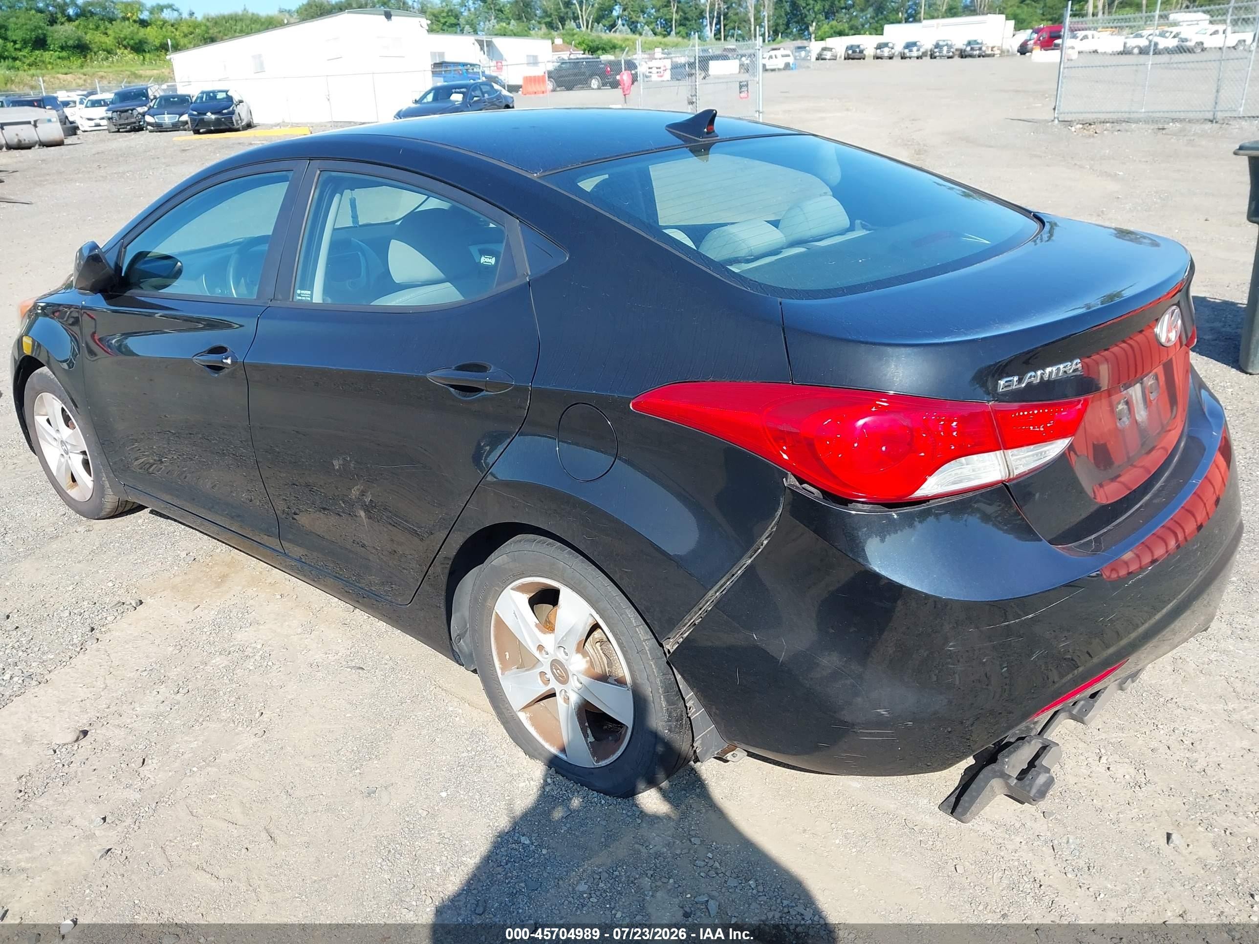 2012 Hyundai Elantra Gls (ulsan Plant) Black vin: KMHDH4AE2CU183096