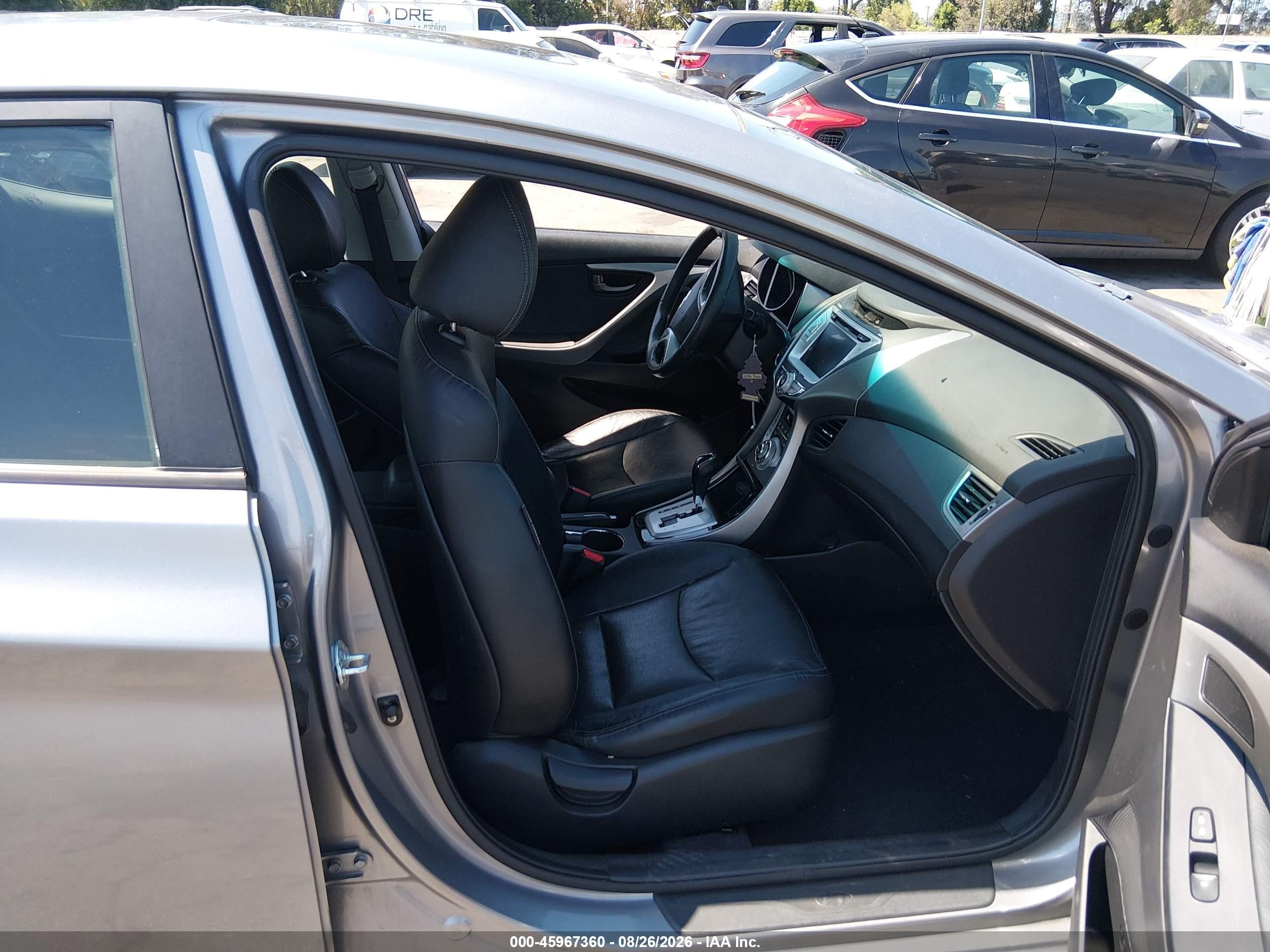 2012 Hyundai Elantra Limited (ulsan Plant) Gray vin: KMHDH4AE2CU189125
