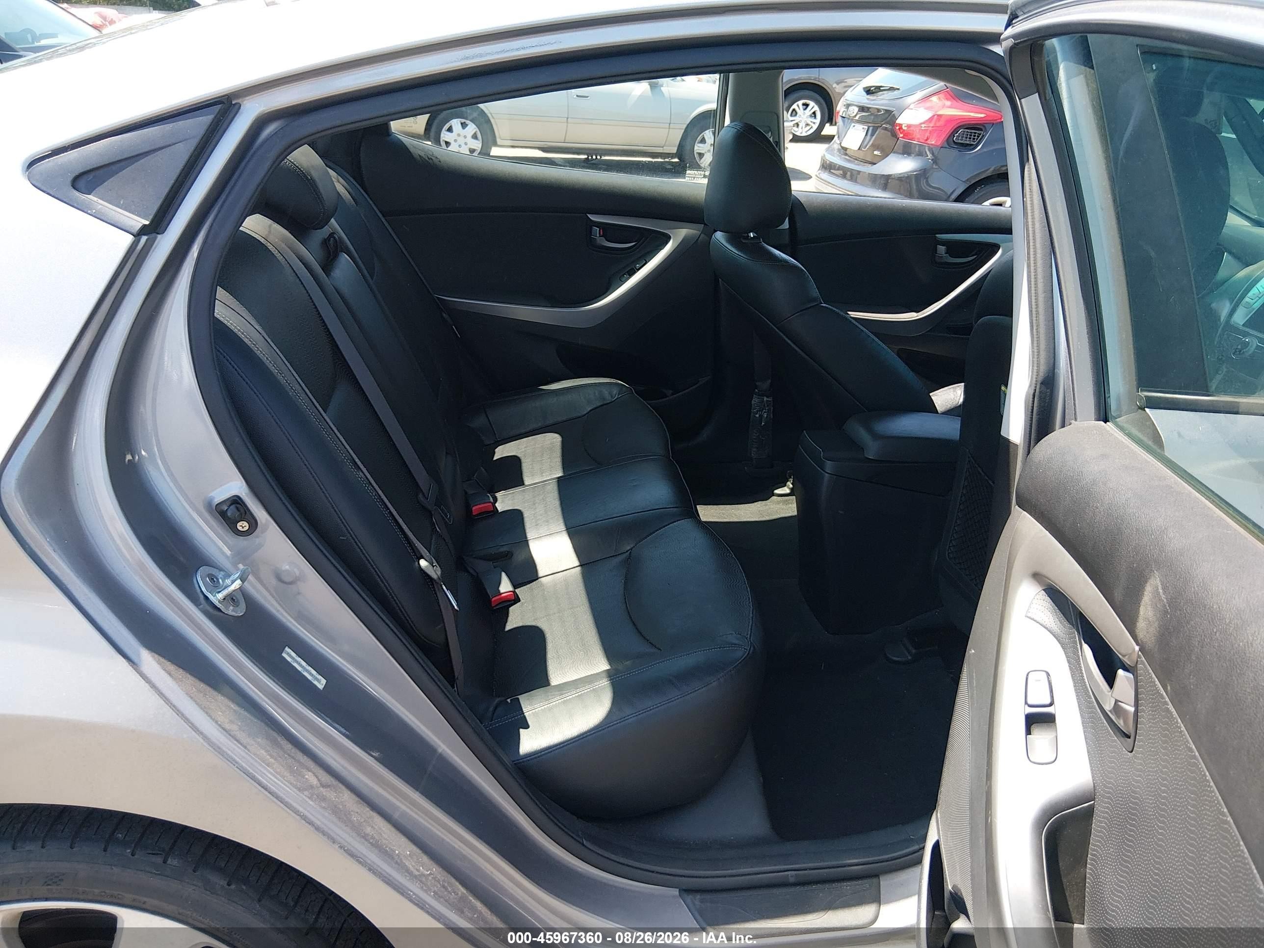 2012 Hyundai Elantra Limited (ulsan Plant) Gray vin: KMHDH4AE2CU189125