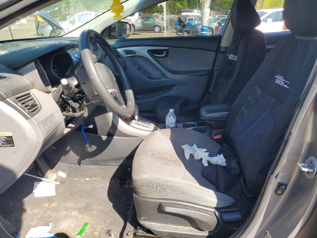 2012 Hyundai Elantra Gls Silver vin: KMHDH4AE2CU189383