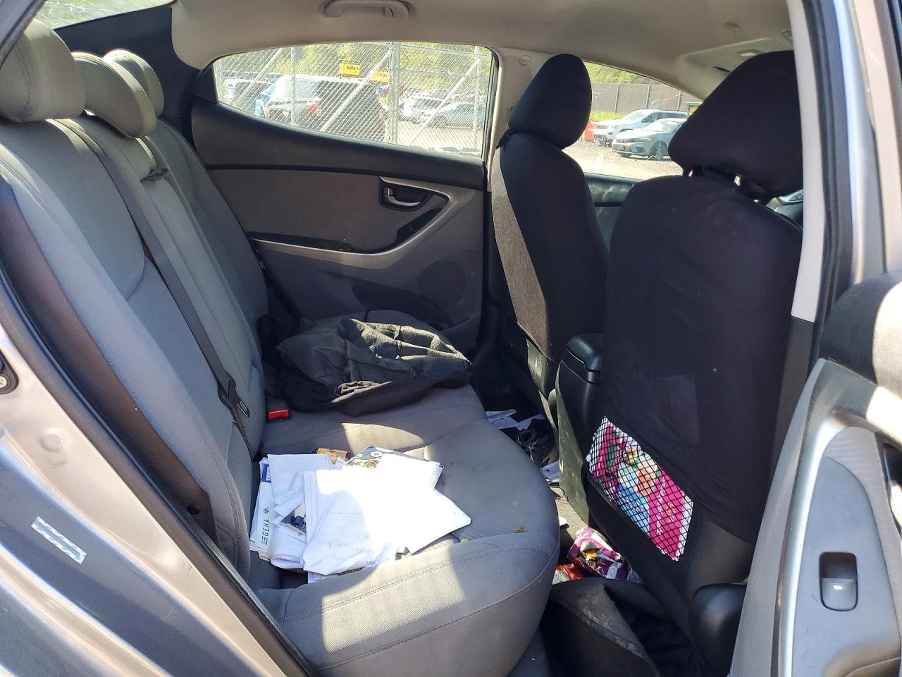 2012 Hyundai Elantra Gls Silver vin: KMHDH4AE2CU189383
