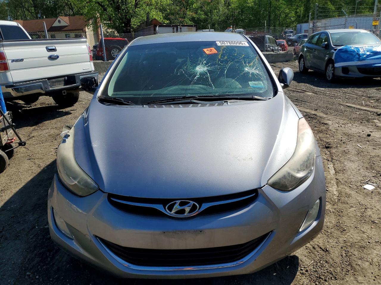 2012 Hyundai Elantra Gls Silver vin: KMHDH4AE2CU189383