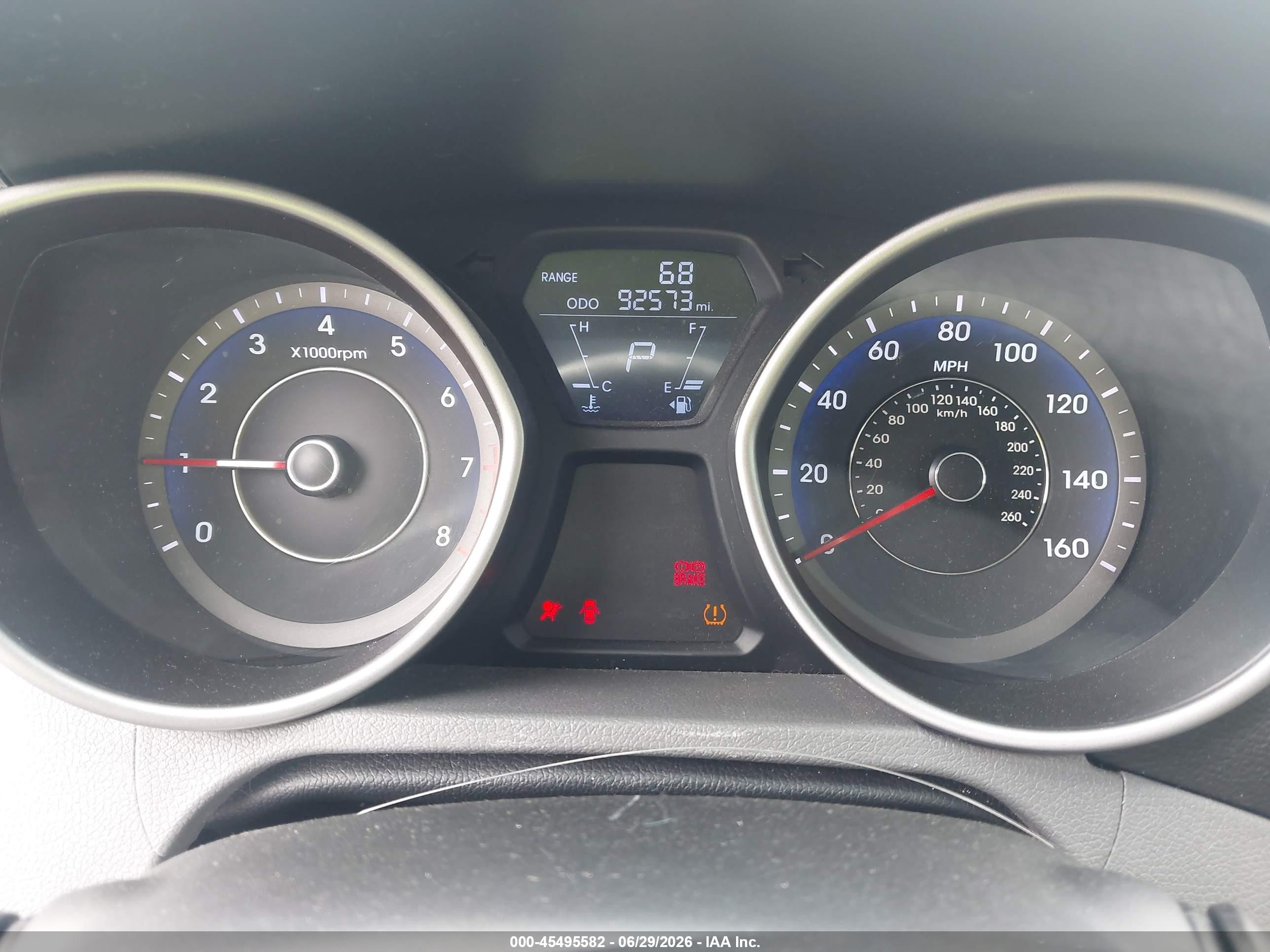 2012 Hyundai Elantra Gls (ulsan Plant) Серый vin: KMHDH4AE2CU211253