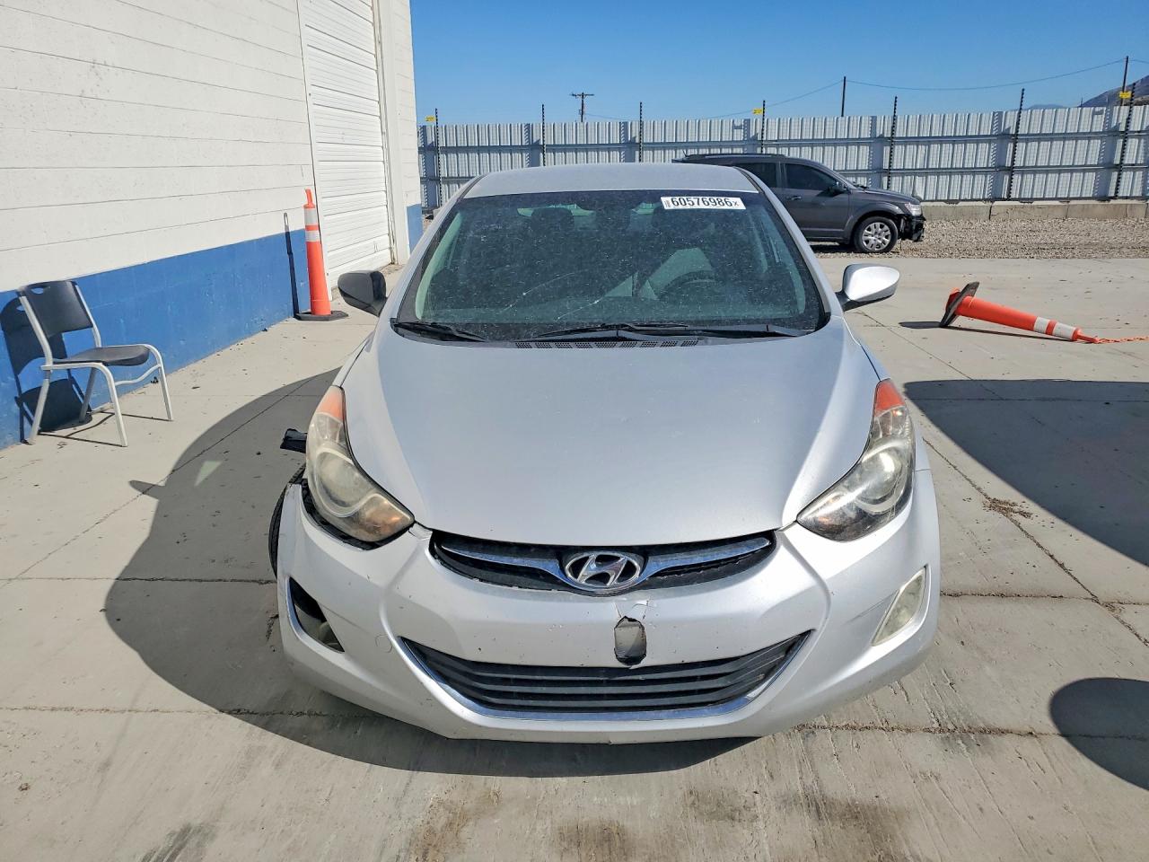 2012 Hyundai Elantra Gls Silver vin: KMHDH4AE2CU228702