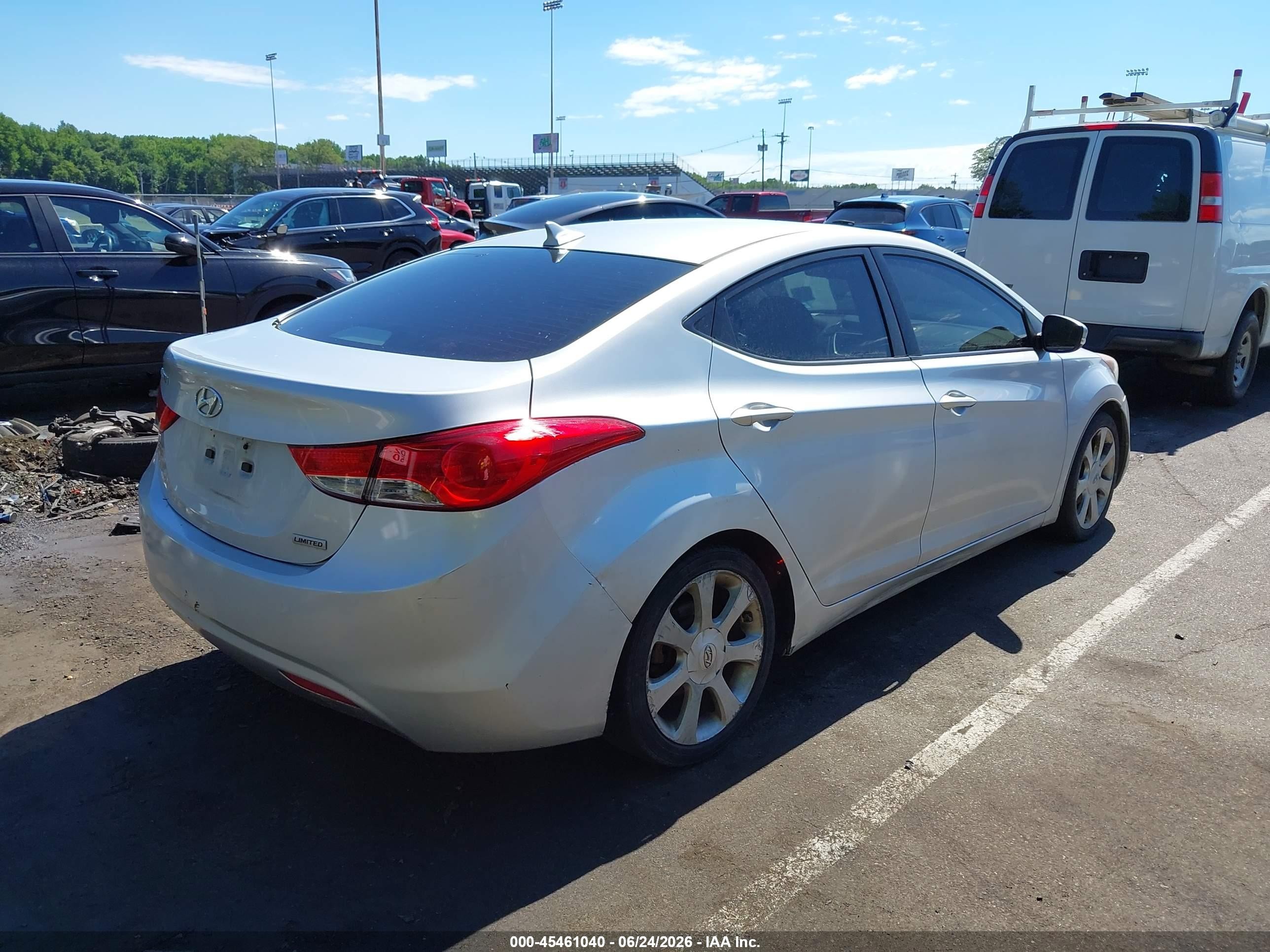 2012 Hyundai Elantra Limited (ulsan Plant) Silver vin: KMHDH4AE2CU240946