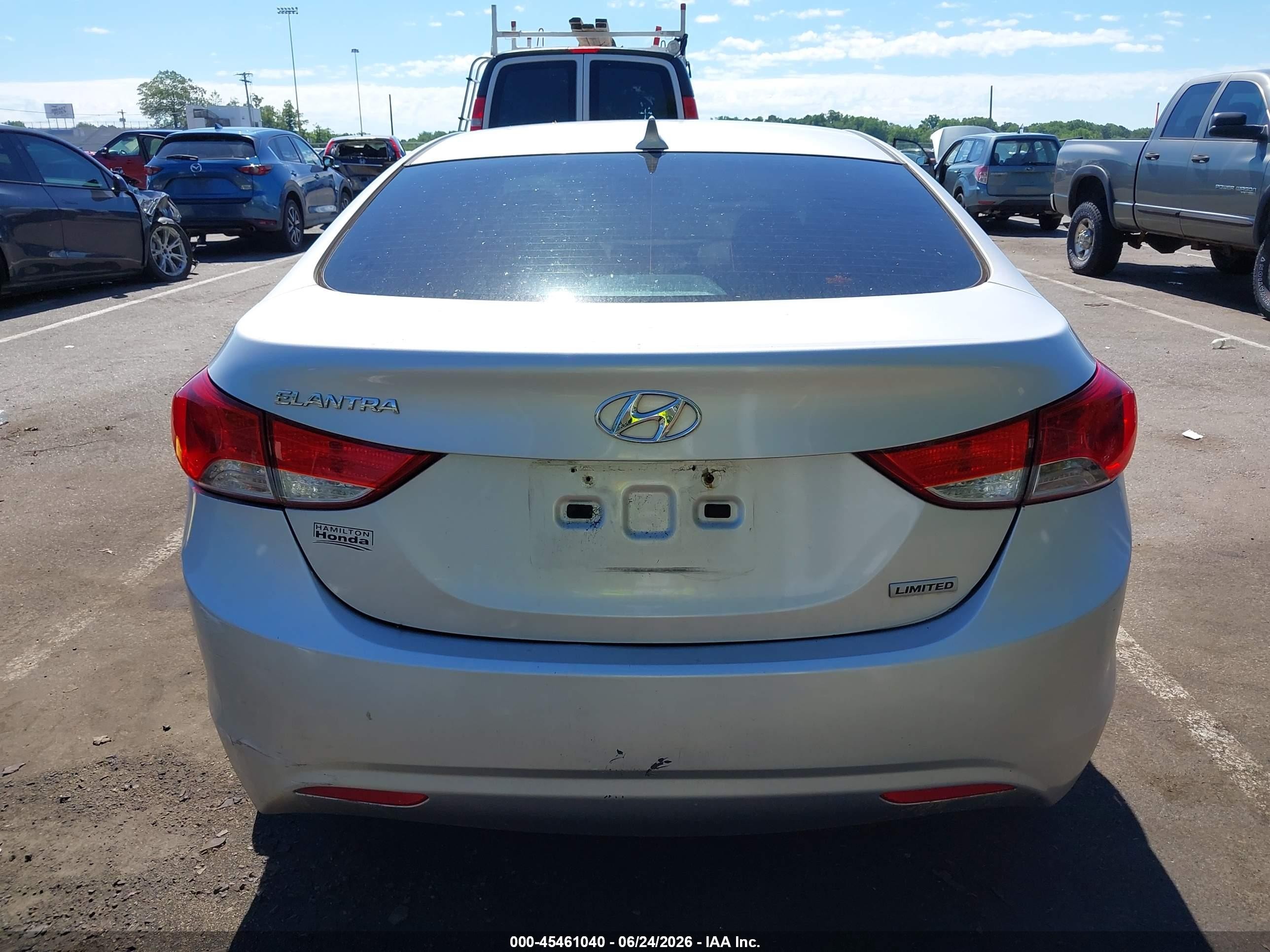 2012 Hyundai Elantra Limited (ulsan Plant) Silver vin: KMHDH4AE2CU240946