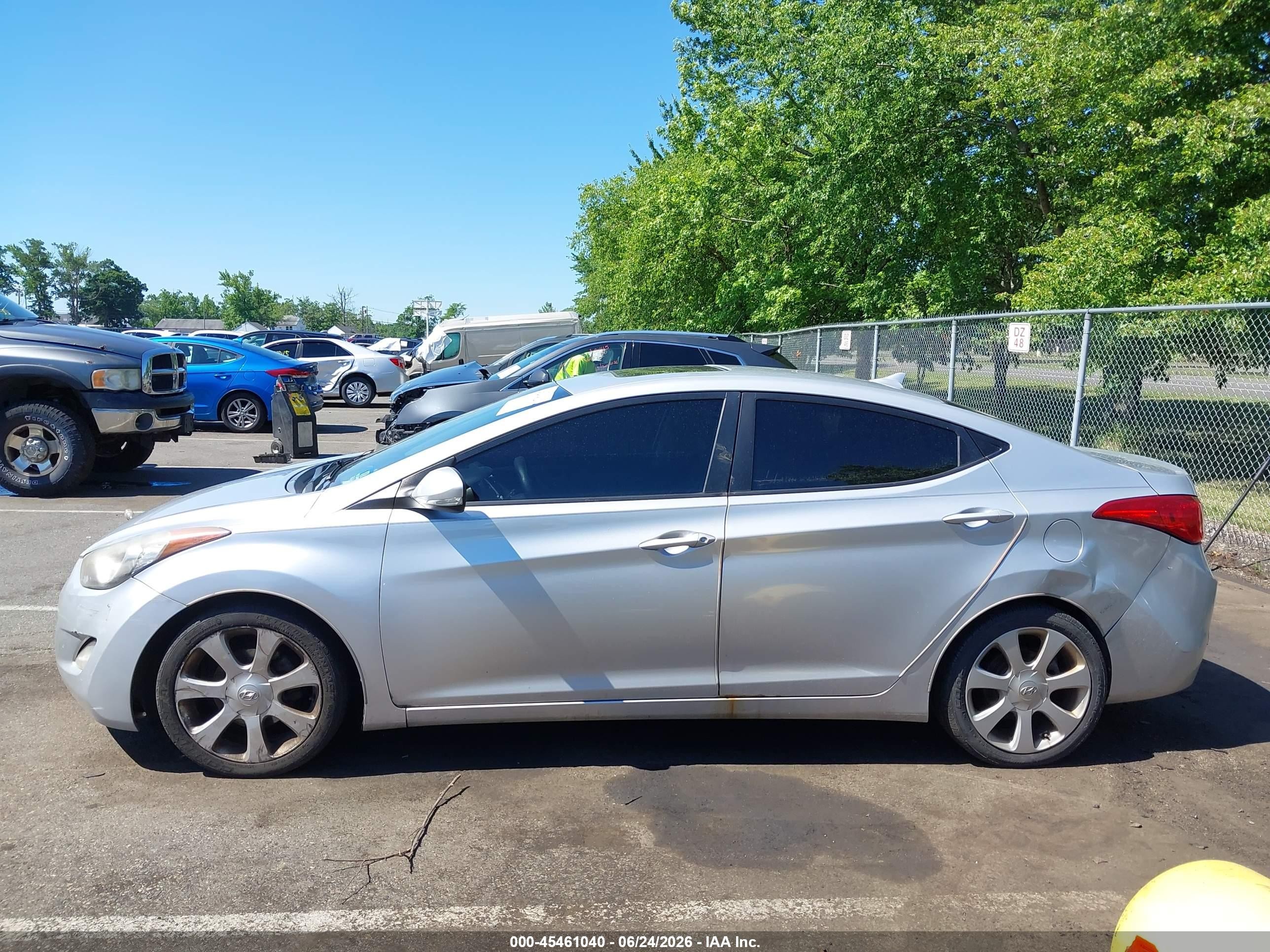 2012 Hyundai Elantra Limited (ulsan Plant) Silver vin: KMHDH4AE2CU240946