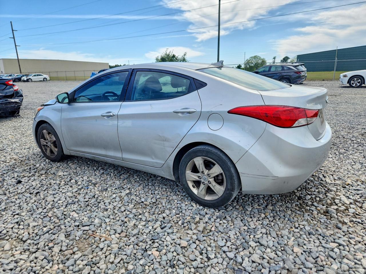 2012 Hyundai Elantra Gls Silver vin: KMHDH4AE2CU241045