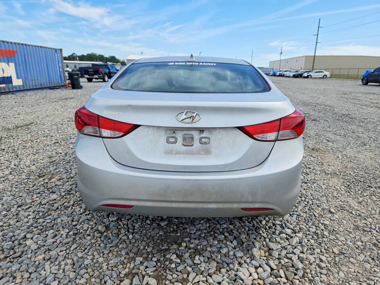 2012 Hyundai Elantra Gls Silver vin: KMHDH4AE2CU241045