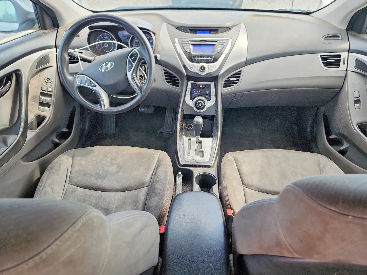 2012 Hyundai Elantra Gls Silver vin: KMHDH4AE2CU241045