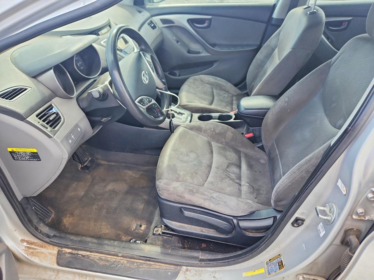 2012 Hyundai Elantra Gls Silver vin: KMHDH4AE2CU241045