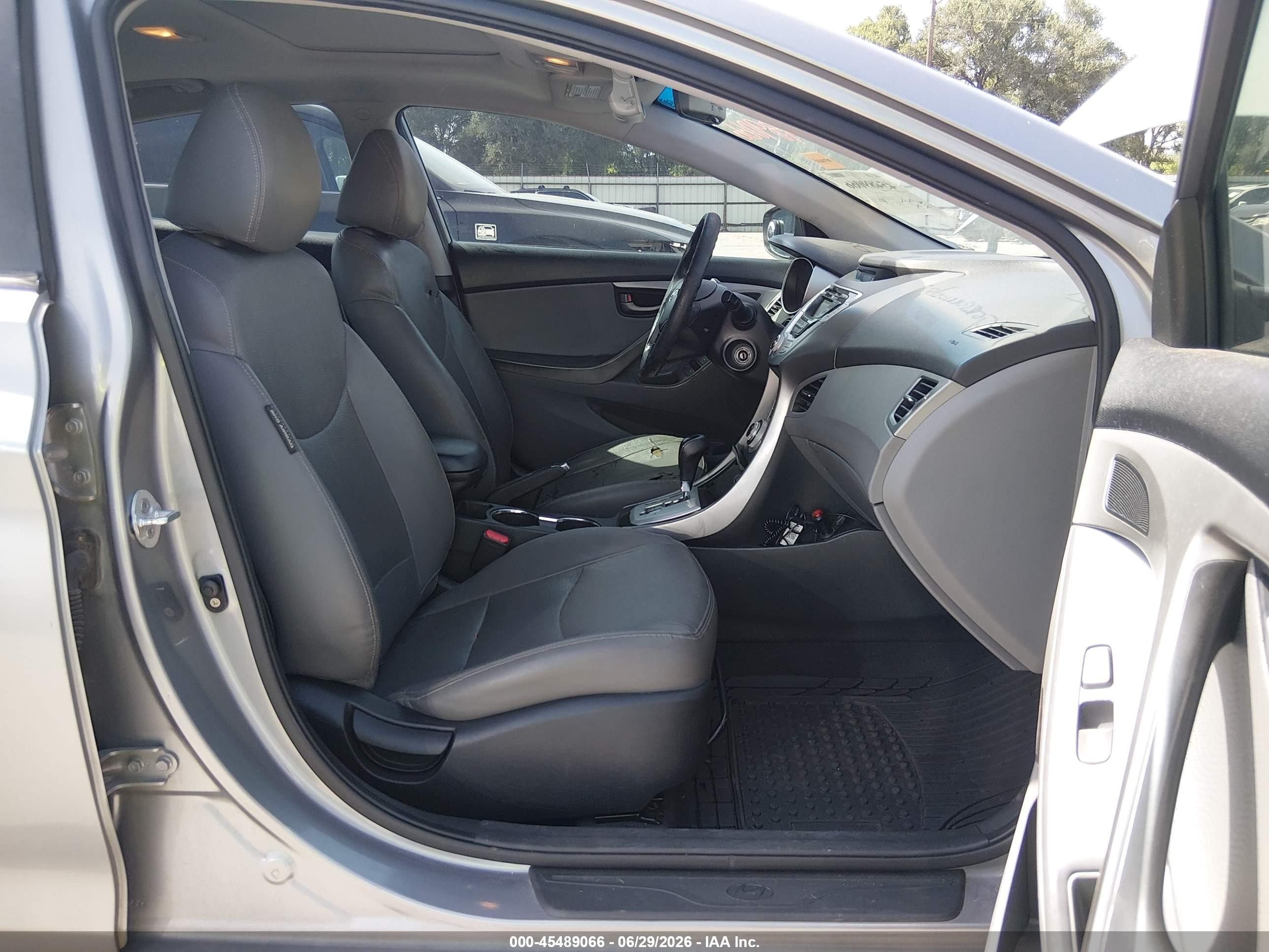 2012 Hyundai Elantra Limited (ulsan Plant) Серый vin: KMHDH4AE2CU246293