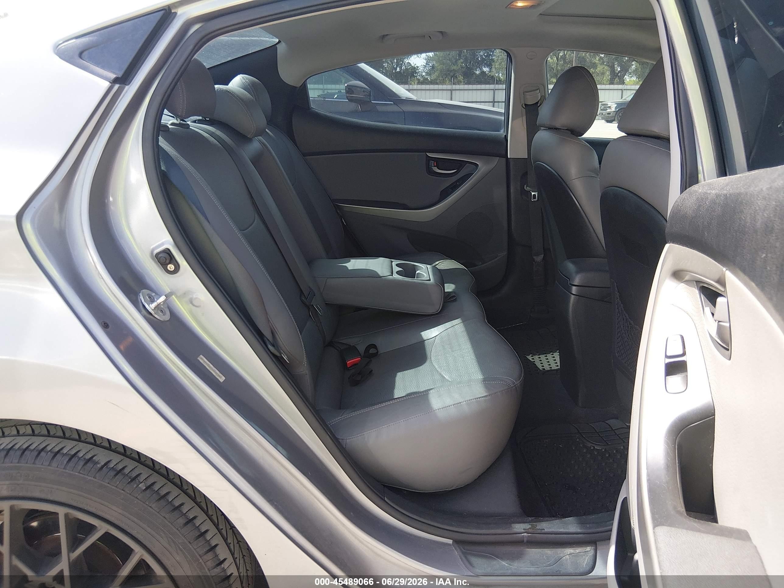 2012 Hyundai Elantra Limited (ulsan Plant) Серый vin: KMHDH4AE2CU246293