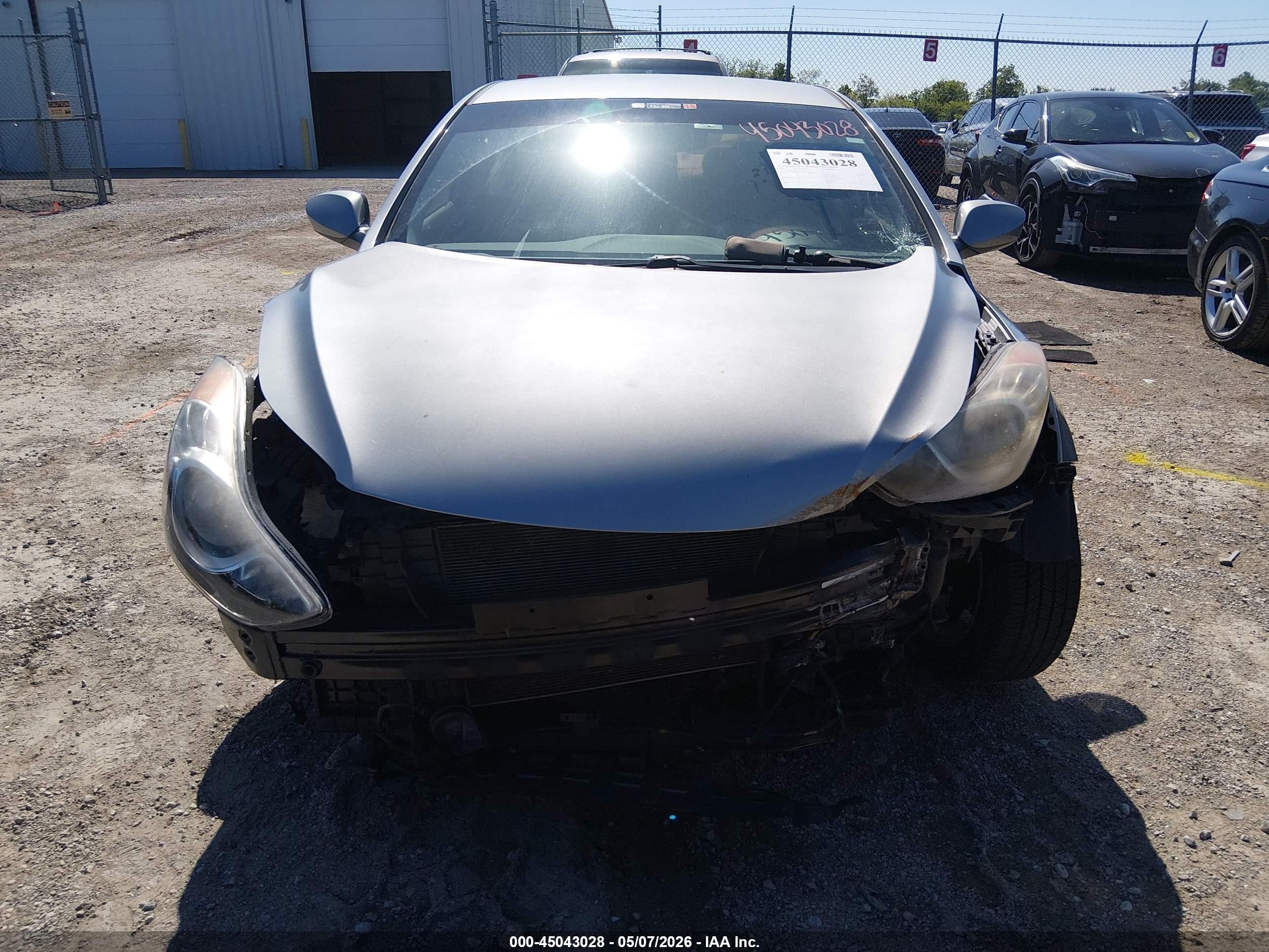 2012 Hyundai Elantra Gls (ulsan Plant) Silver vin: KMHDH4AE2CU267242