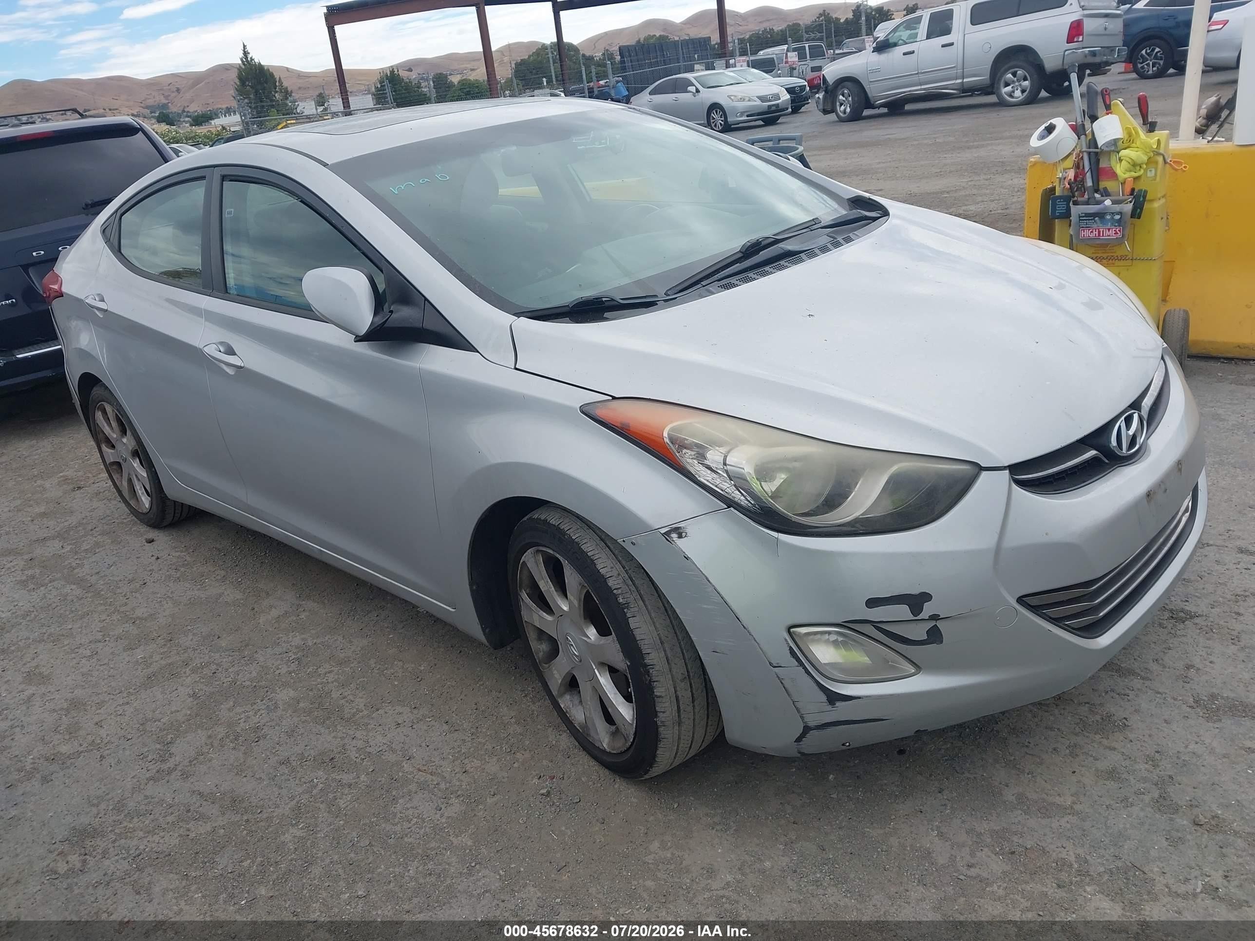 2012 Hyundai Elantra Limited (ulsan Plant) Gray vin: KMHDH4AE2CU280363